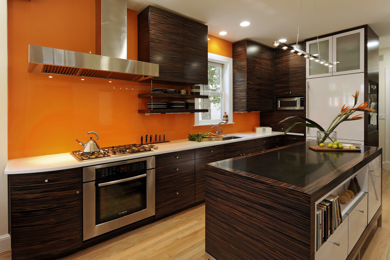 View of kitchen designed by Jennifer Gilmer. cabinetry, countertop, cuisine classique, interior design, kitchen, real estate, room, brown, black