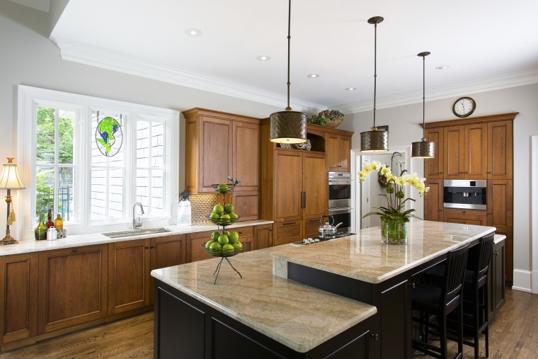 New cabinetry in this kitchen remodel features cornices cabinetry, countertop, cuisine classique, interior design, kitchen, real estate, room, white
