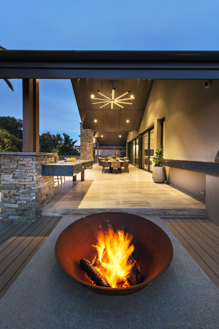 Increasingly, we are using our garden outside of fireplace, heat, home
