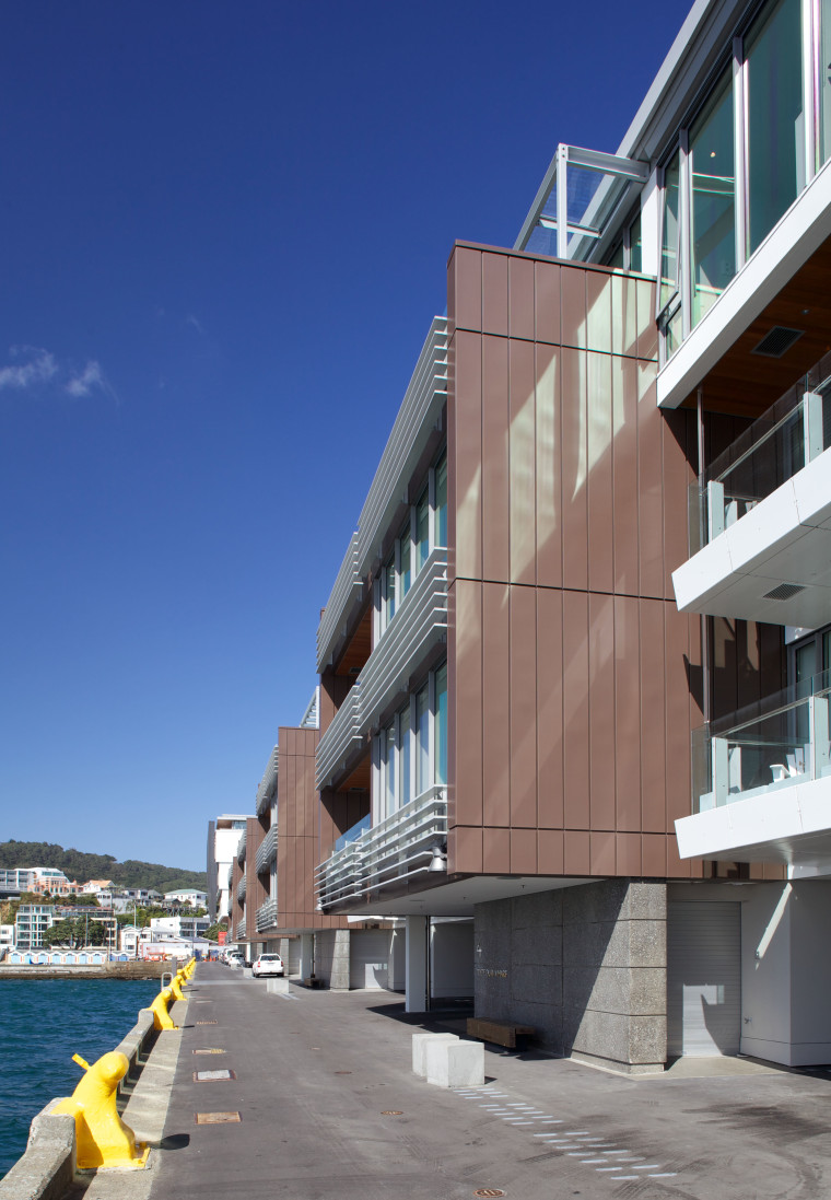 Pre-weathered Pigmento Brown VM Zinc was supplied by apartment, architecture, building, condominium, facade, house, mixed use, real estate, residential area, sky, blue, gray