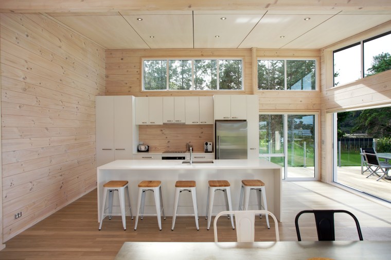 The owners of this new Lockwood holiday home architecture, floor, home, house, interior design, kitchen, real estate, table, window, gray