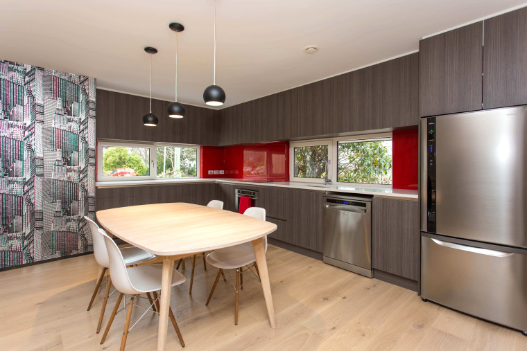 Bob Burnett Architecture specified one of NK Windows countertop, interior design, kitchen, real estate, room, gray