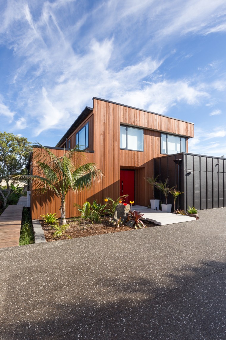Character strengths the exterior of this house architecture, building, facade, home, house, property, real estate, residential area, sky, teal