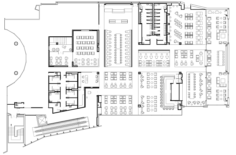 This floorplan of the spacious new Air New architecture, area, black and white, design, diagram, drawing, floor plan, font, line, line art, plan, product, product design, structure, technical drawing, text, white
