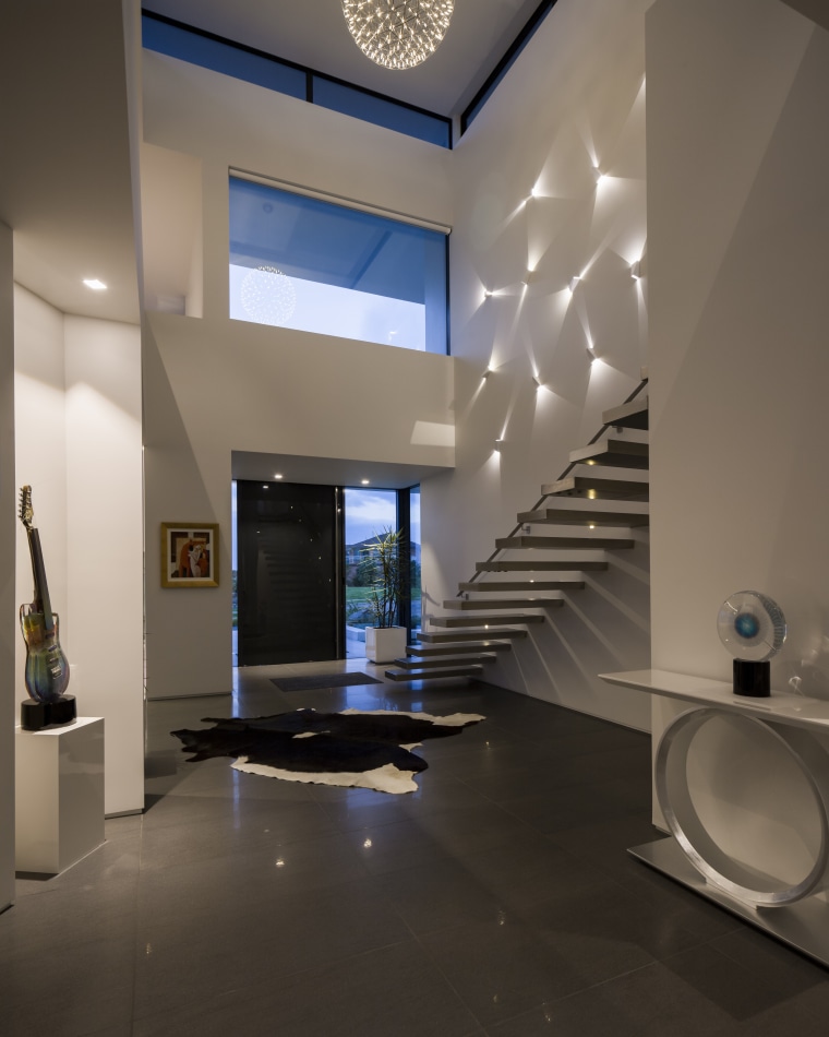 Grand entrance architect Wayne Houston of Wayne architecture, ceiling, daylighting, floor, house, interior design, lobby, brown, black