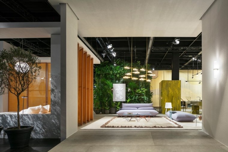 “Living by Moods”, Studio Truly Truly’s Das Haus architecture, building, ceiling, floor, flooring, furniture, home, house, interior design, lobby, property, real estate, room, gray, black