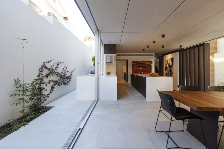 Limestone tiles provide an elegant floor surface to architecture, house, interior design, real estate, gray