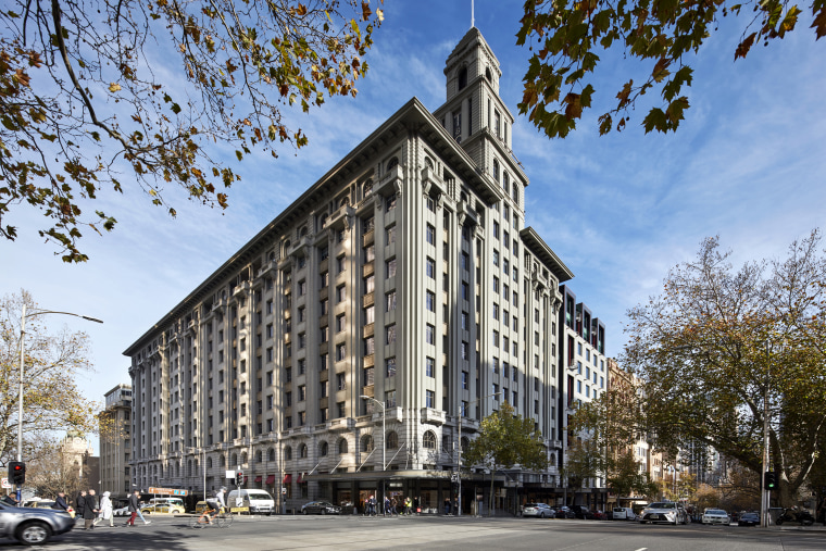 Classic, detailed and dignified, the T&G Building’s heritage architecture, building, city, classical architecture, commercial building, condominium, corporate headquarters, daytime, downtown, facade, house, landmark, metropolis, metropolitan area, mixed use, neighbourhood, plaza, real estate, residential area, sky, skyscraper, tower block, town, tree, teal