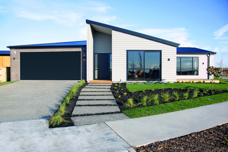 A raked roofline translates into high ceiling spaces architecture, facade, home, house, interior design, roof, high ceiling, GJ Gardner, Linea