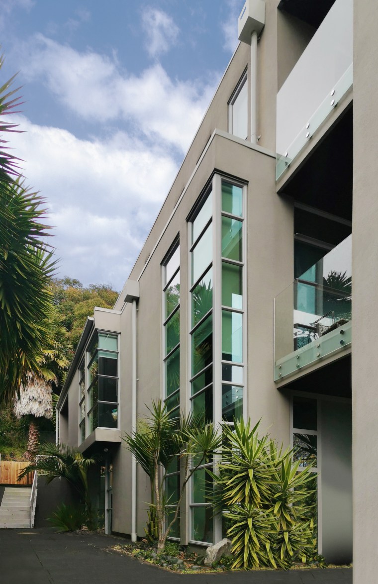 Looking the part in Auckland’s most sought-after neighborhood, apartment, architecture, balcony, building, commercial building, condominium, facade, home, house, material property, mixed-use, neighbourhood, property, real estate, residential area, room, tree, urban design, window, gray