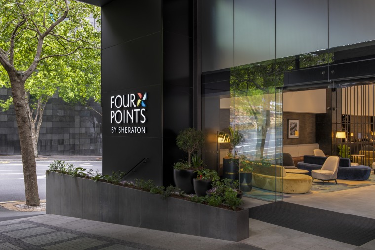 Russell Property Group’s re-development of 396 Queen St architecture, building, design, facade, home, house, interior design, lobby, plant, property, real estate, room, black, gray