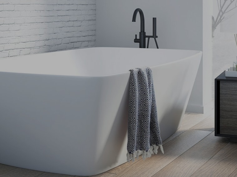 Freestanding baths are a stunning and impressive feature angle, bathroom sink, bathtub, bidet, plumbing fixture, product, tap, gray