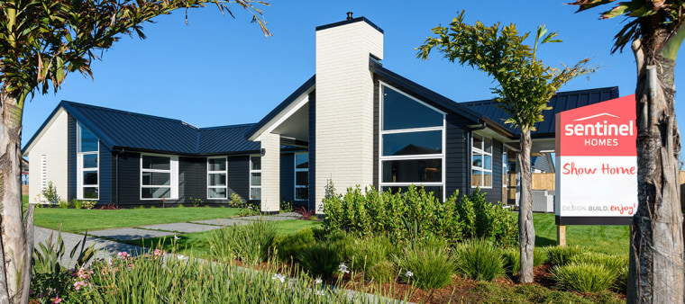 Street presence plus – this brand new showhome home, house, property, exterior, Sentinel Homes, Design and build, white kitchen, appliances