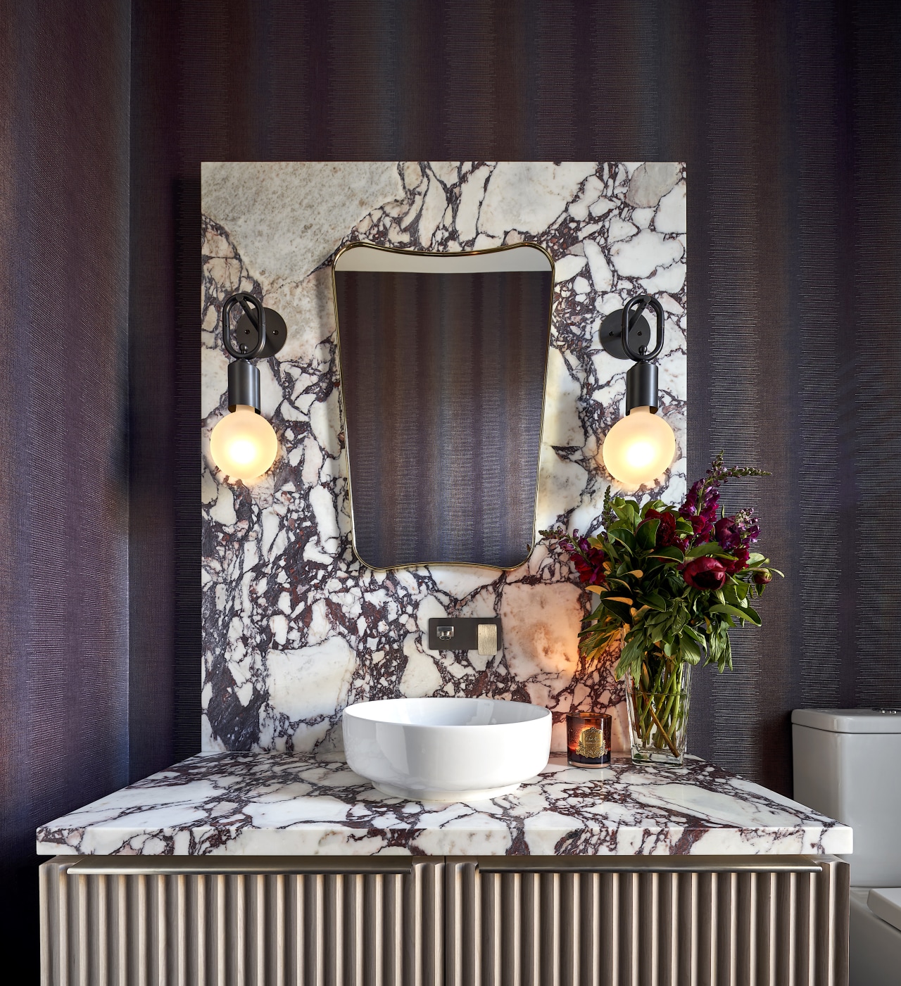 The brief for this powder room by In 