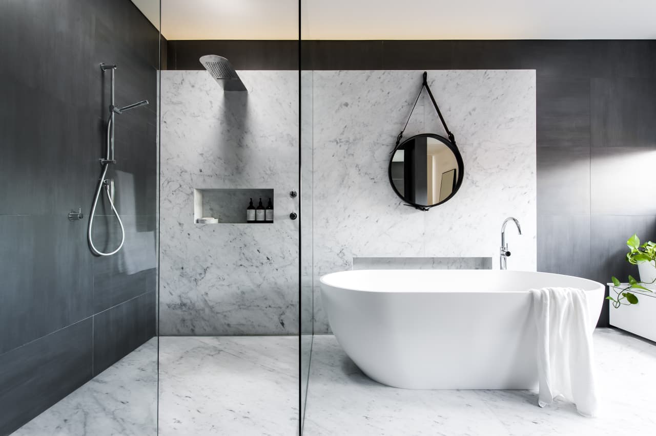 carrara bathroom