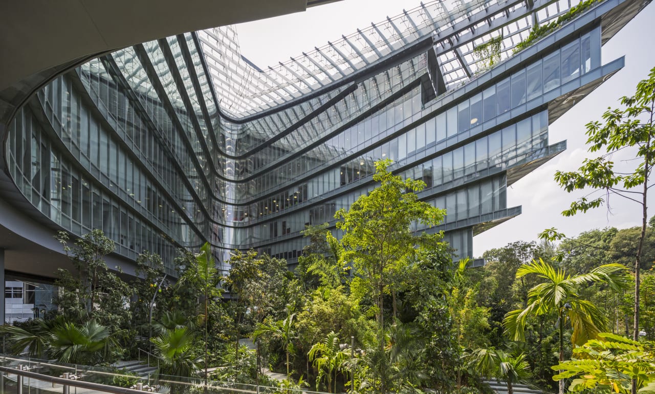 Shaped office