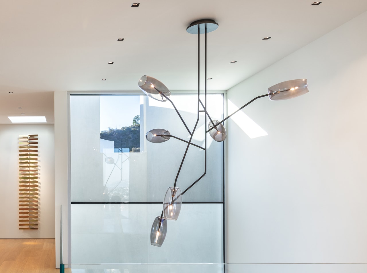 Light at top of stairs hot sale