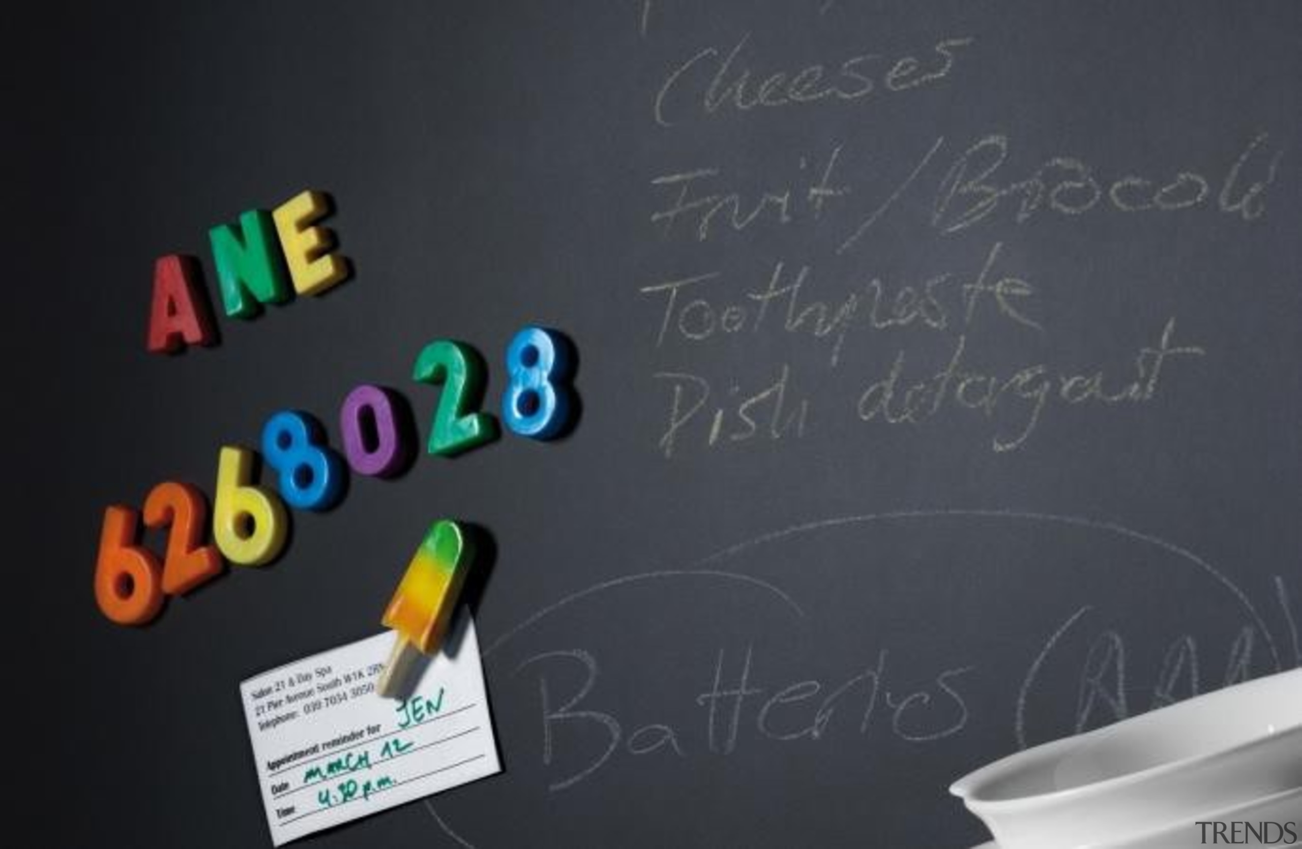 Get creative in the kitchen with Formica Matt blackboard, font, product, product design, text, black