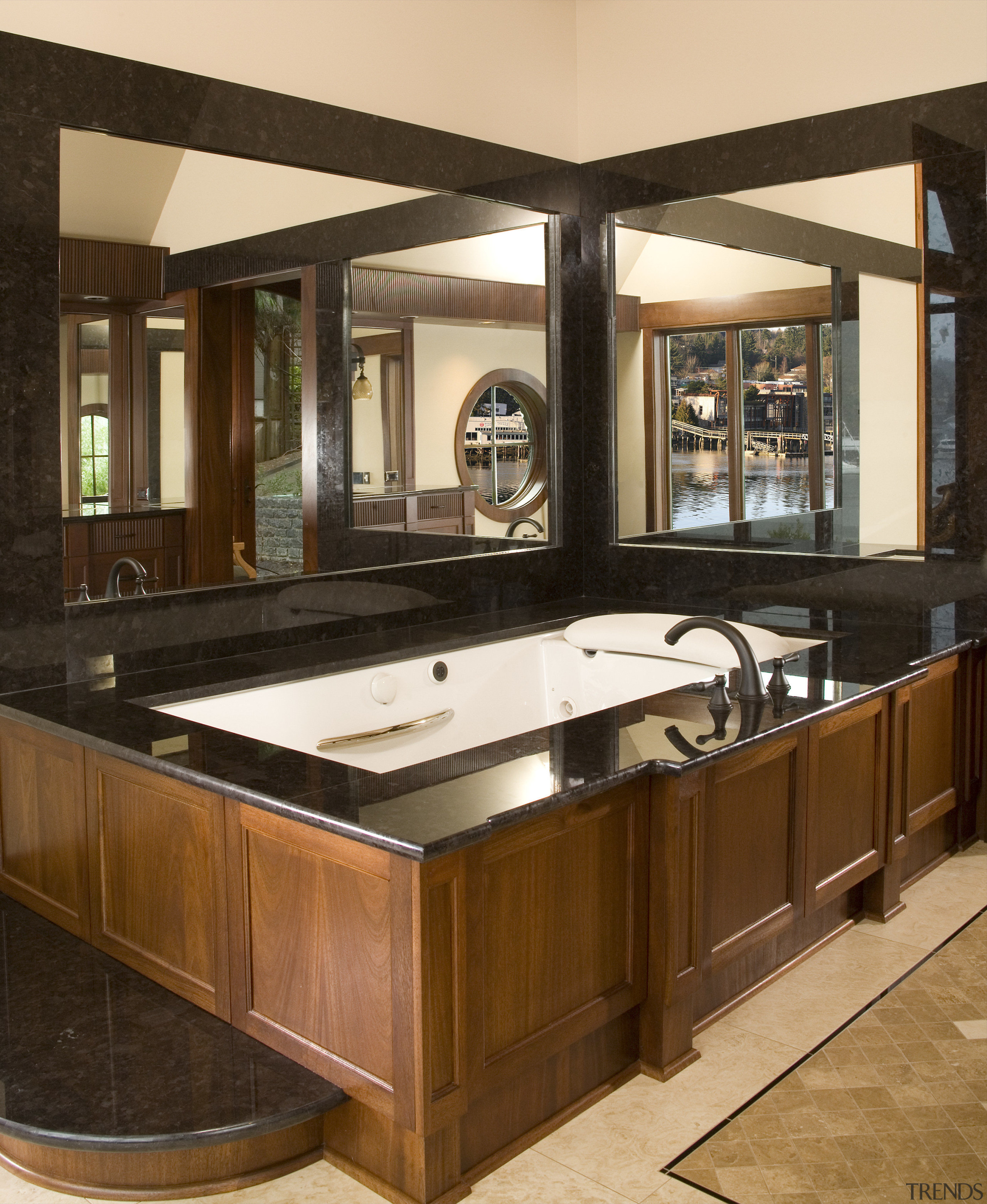 This is the master suite of the house cabinetry, countertop, interior design, kitchen, brown, orange