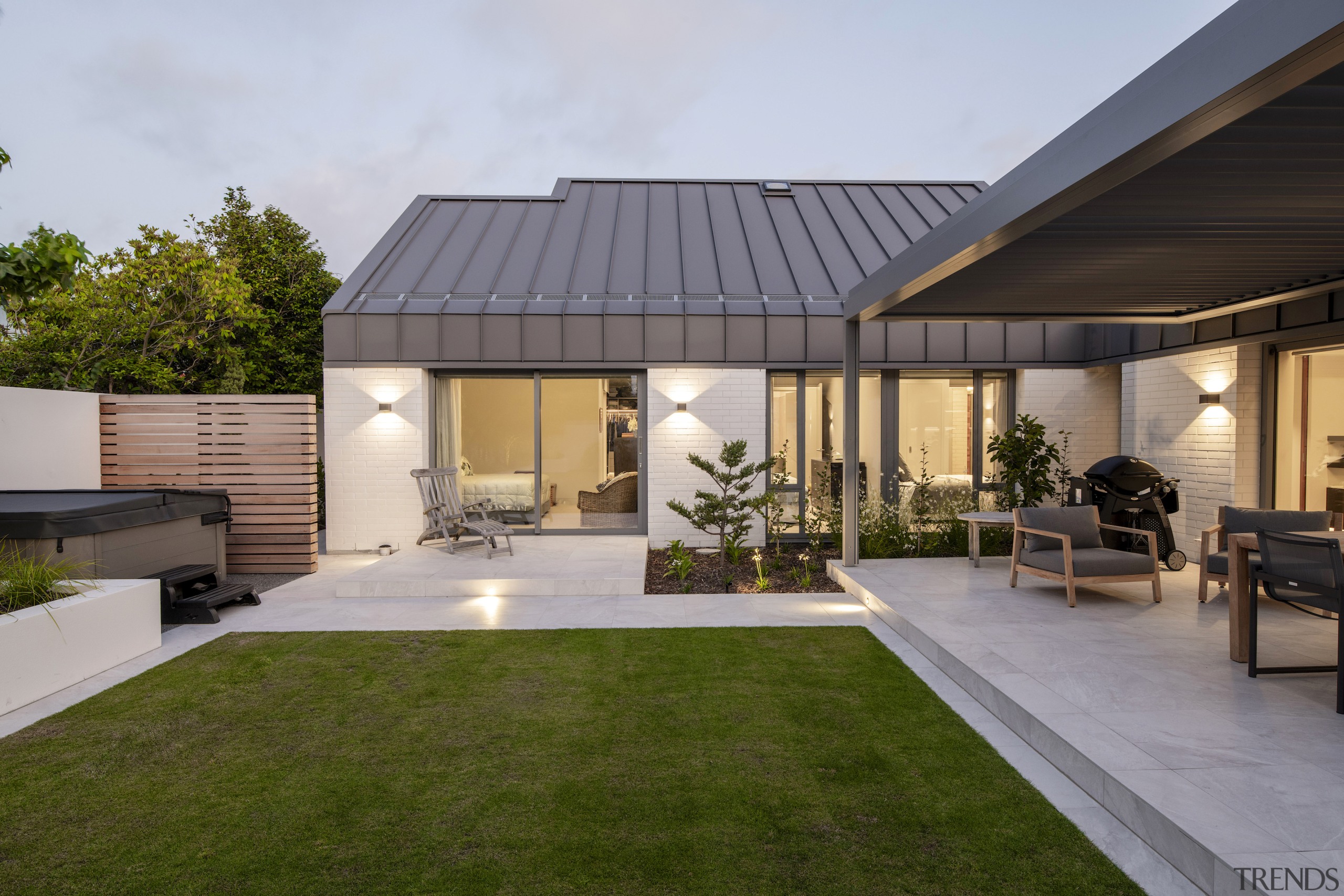 The new house was to include a secluded 