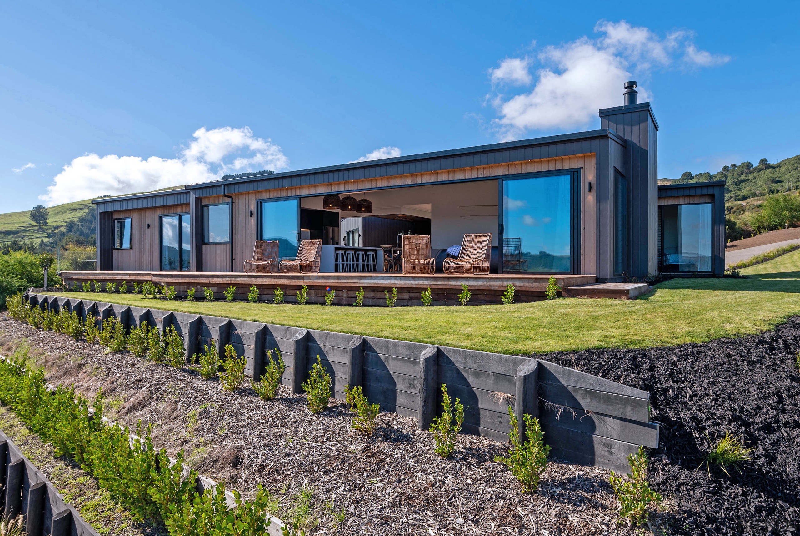 Taking in magnificent views of Lake Taupō, this 