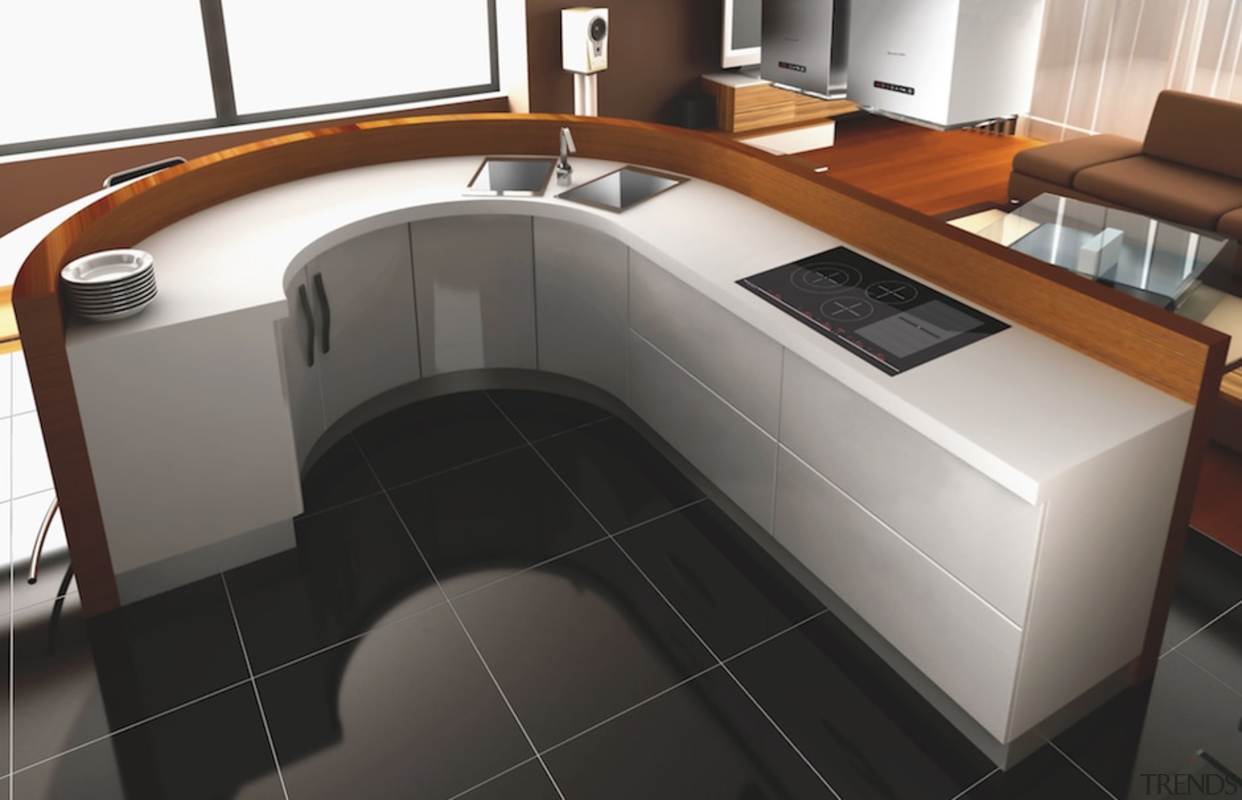 Induction cooktop - countertop | floor | flooring countertop, floor, flooring, furniture, black