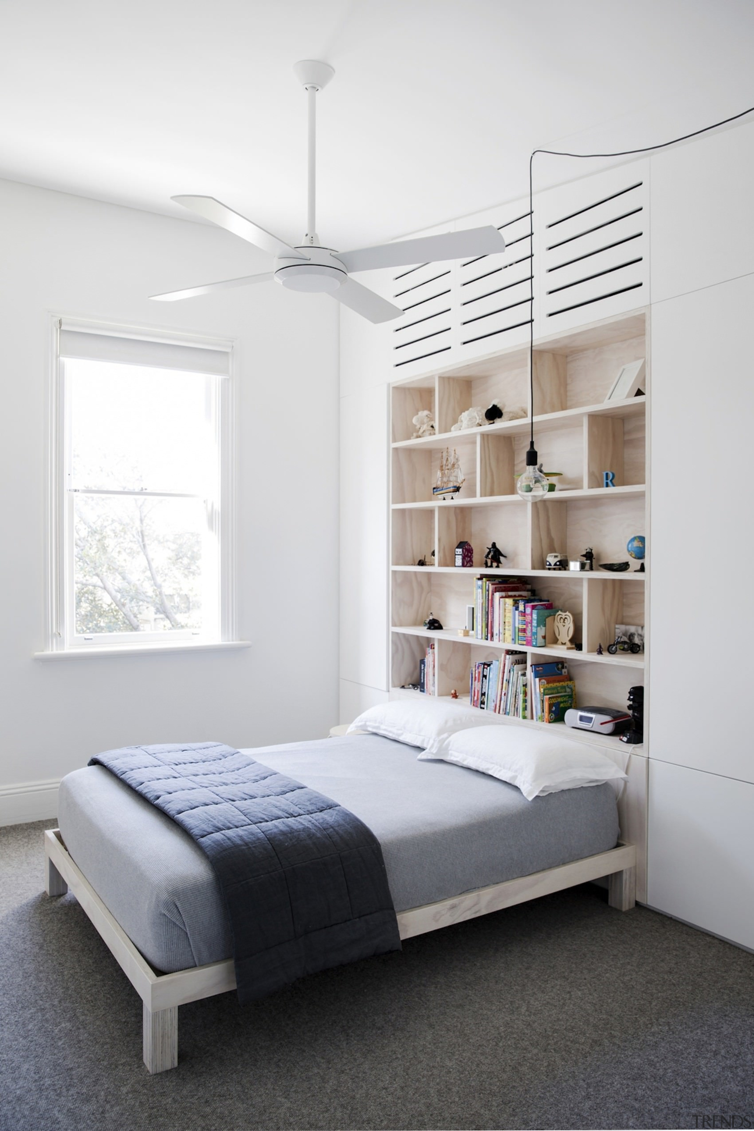 Architect: Architect PrineasPhotography by Chris Warnes bed, bed frame, bedroom, ceiling, furniture, home, interior design, room, wall, white