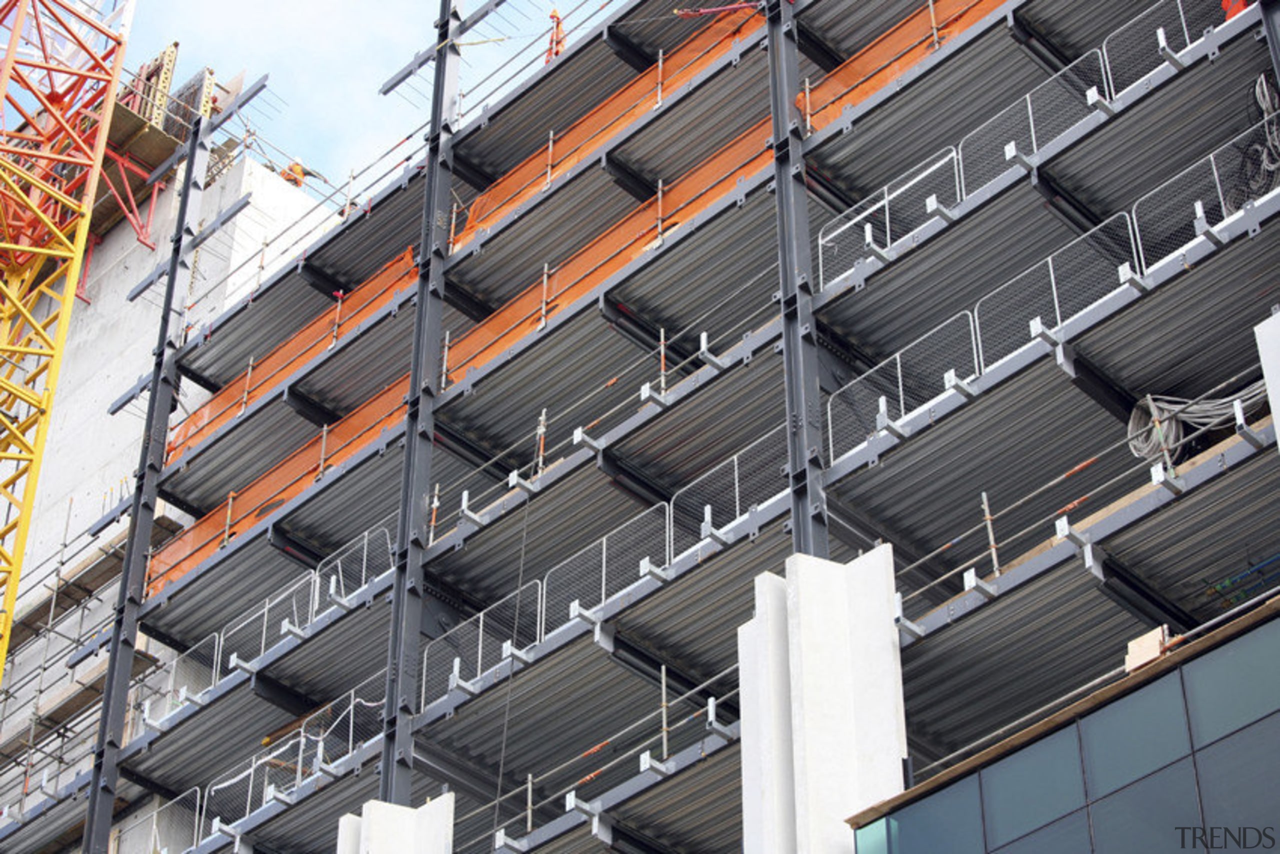 Novotel Auckland Airport by Gorge Grant Engineering. architecture, building, facade, metal, roof, structure, gray, black