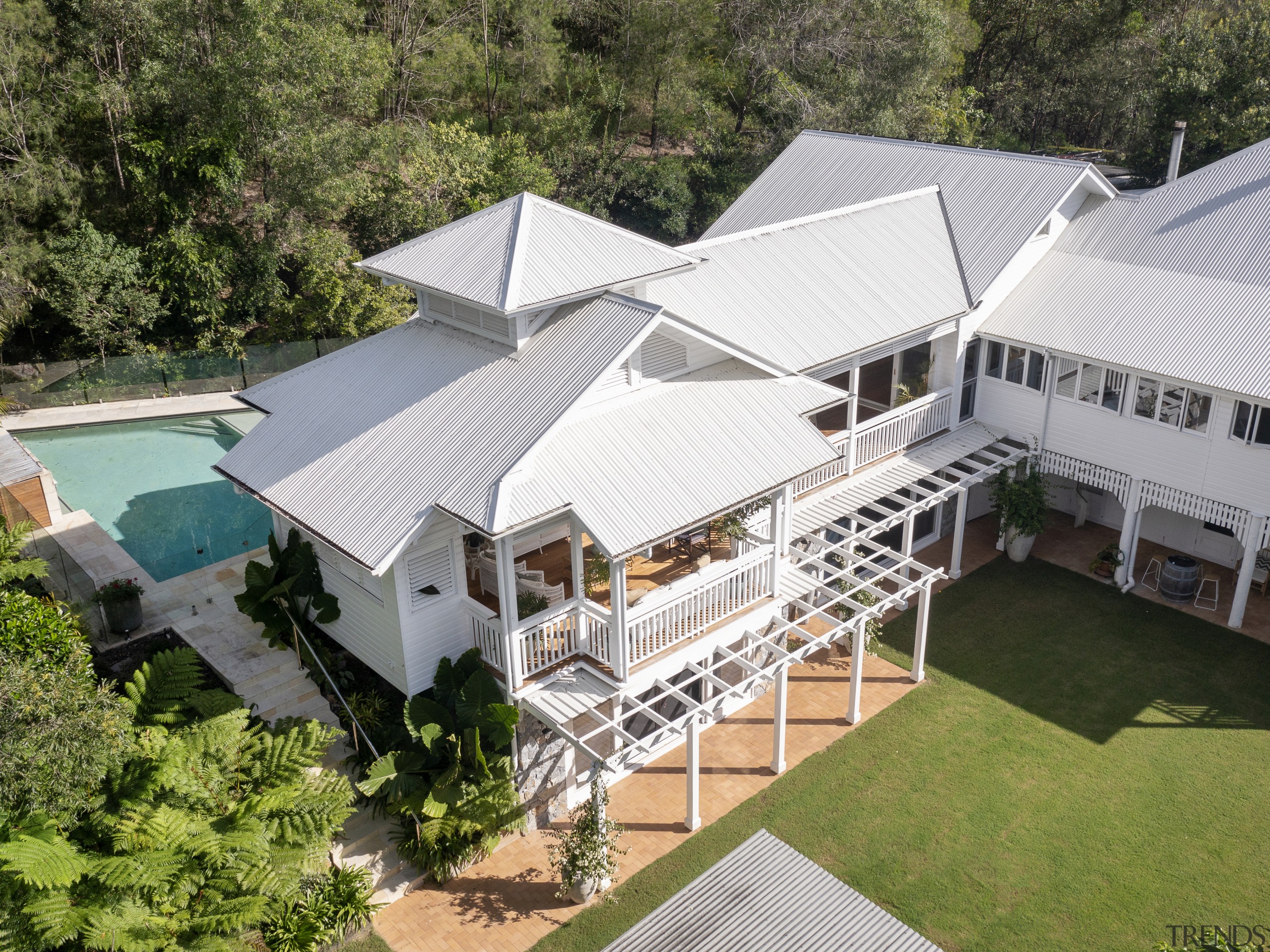 A bird's eye view of the extension – 