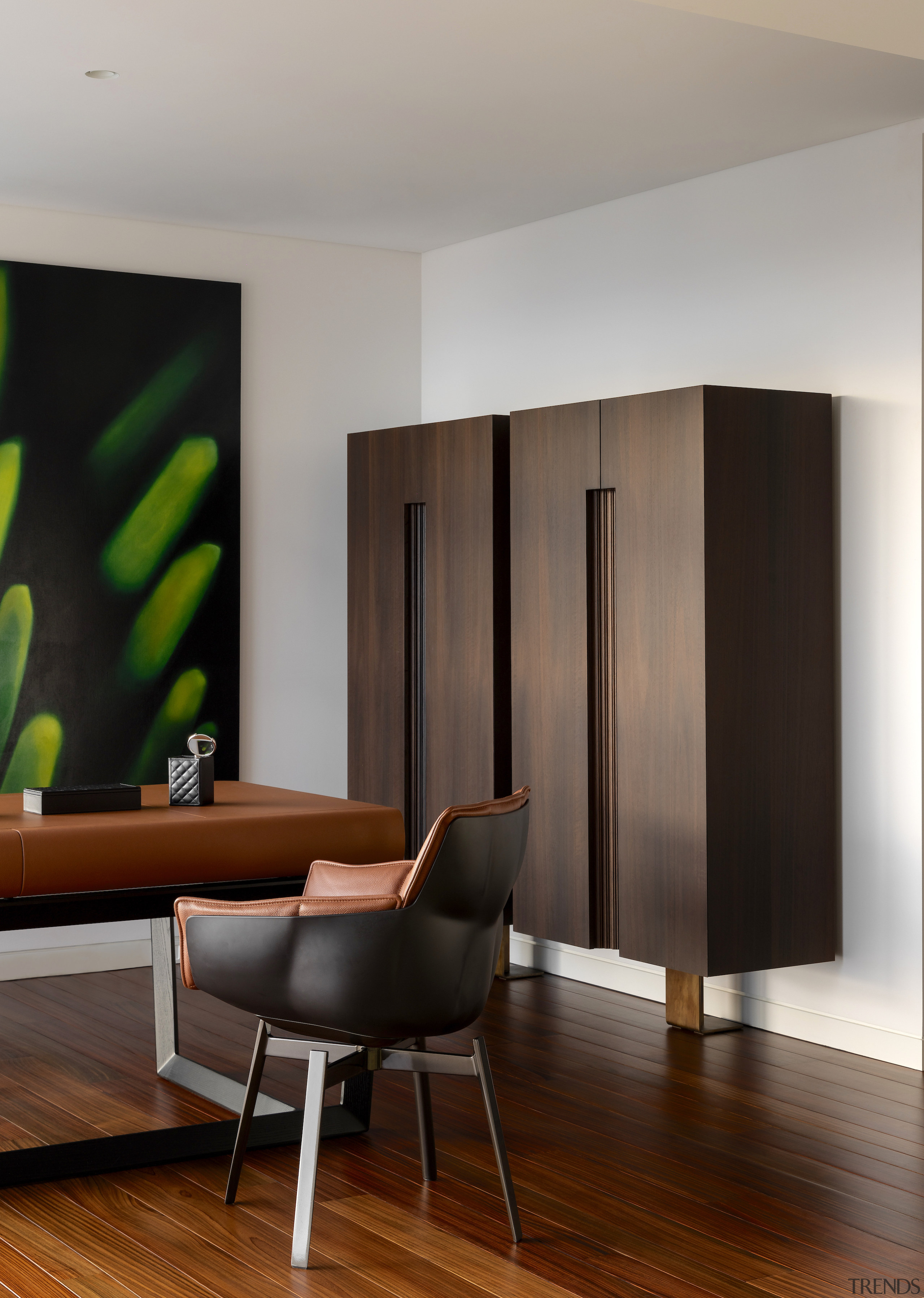 Office – desk &amp; storage cabinet. - A 