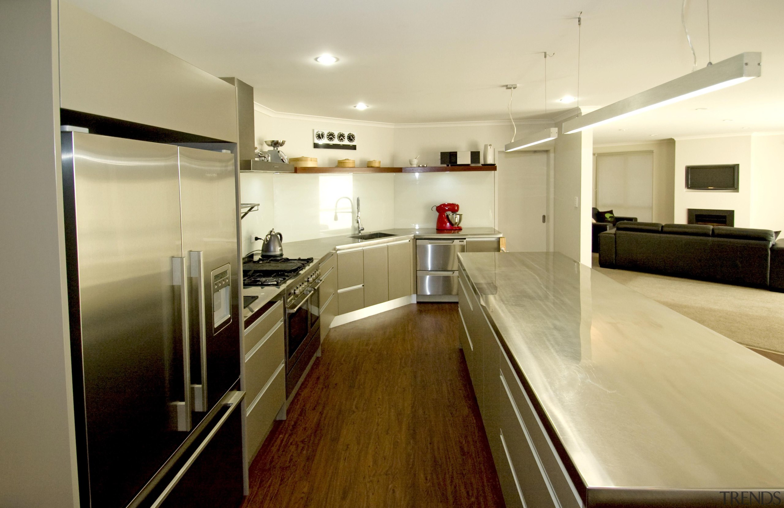 For more information, please visit www.gjgardner.co.nz countertop, floor, flooring, interior design, kitchen, real estate, room, yellow, brown