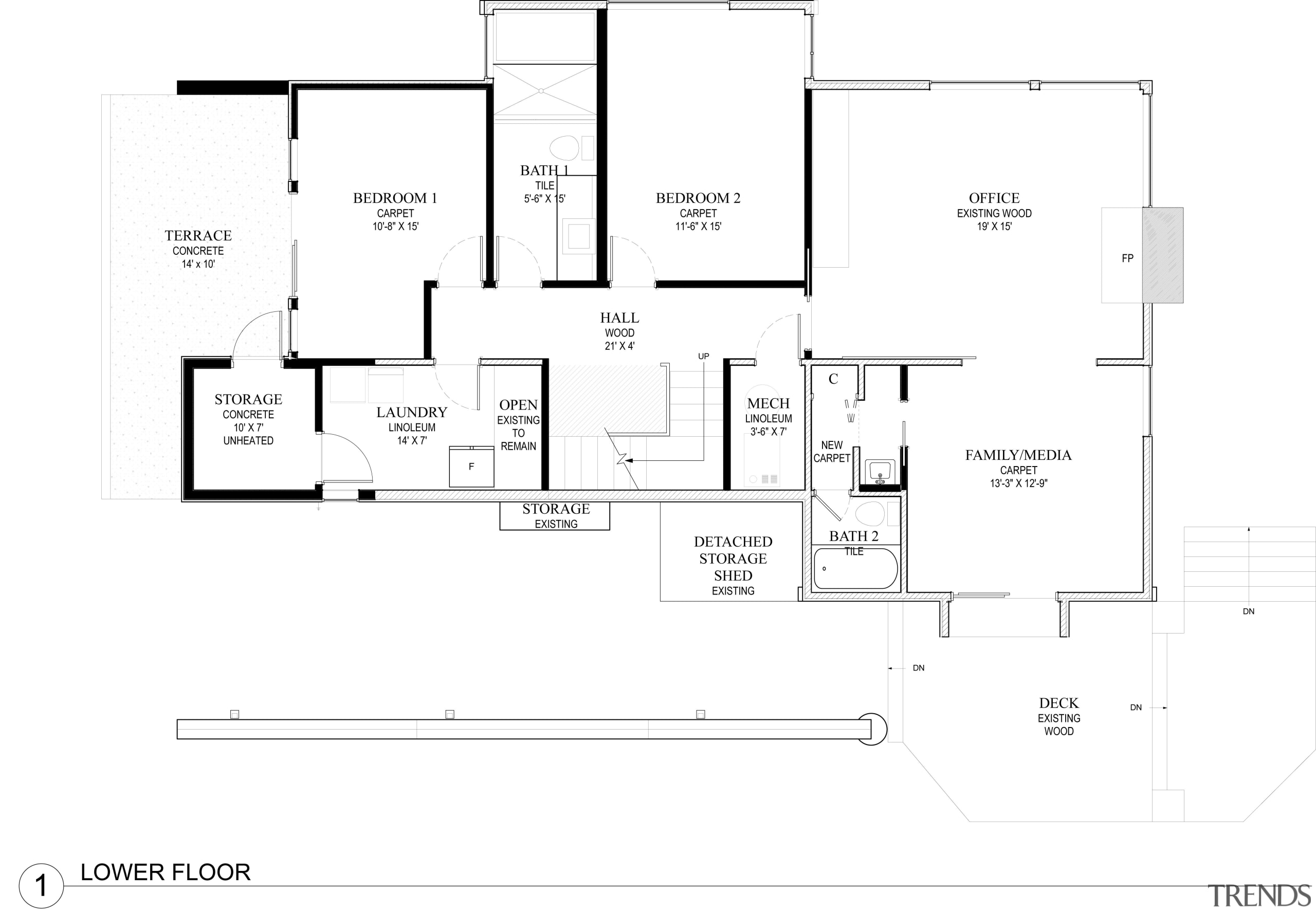 Seen here is a kitchen that was designed/remodelled angle, area, black and white, design, diagram, drawing, floor plan, font, line, plan, product, product design, schematic, square, text, white