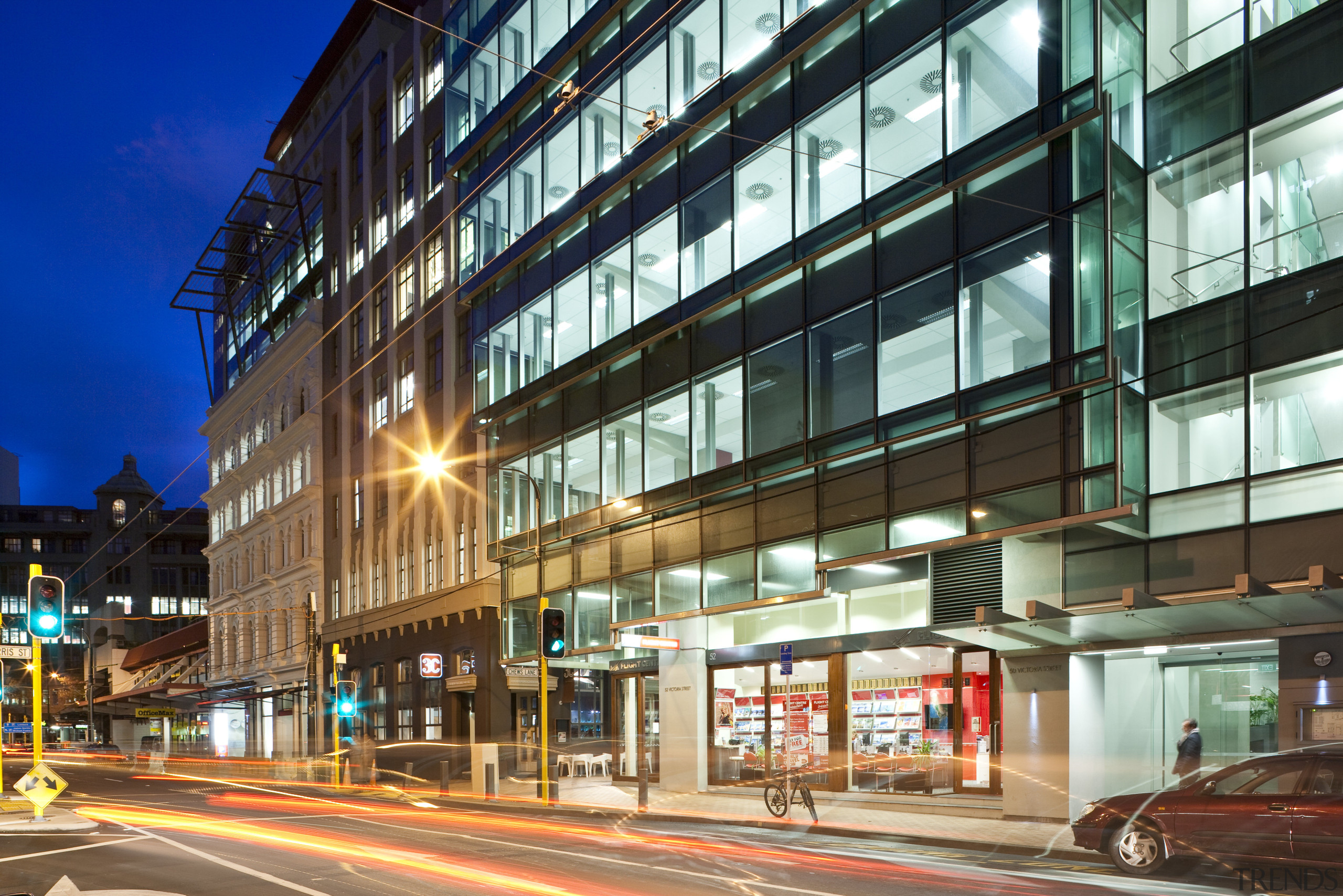 exterior view of a new redevelopment of apartment apartment, architecture, building, city, commercial building, condominium, corporate headquarters, downtown, facade, hotel, landmark, metropolis, metropolitan area, mixed use, neighbourhood, night, real estate, residential area, shopping mall, urban area