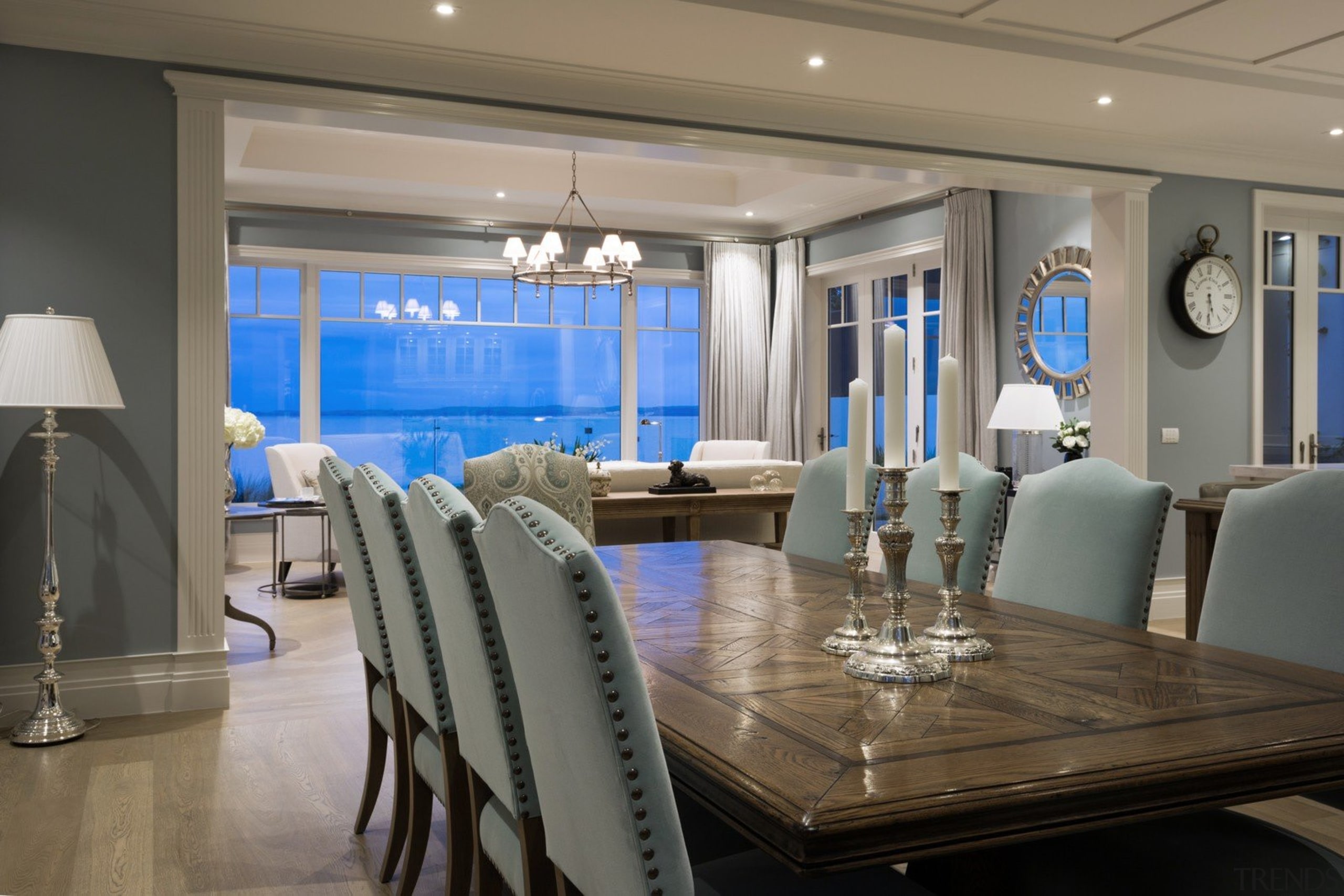 Living area - Living area - dining room dining room, interior design, living room, real estate, room, table, gray