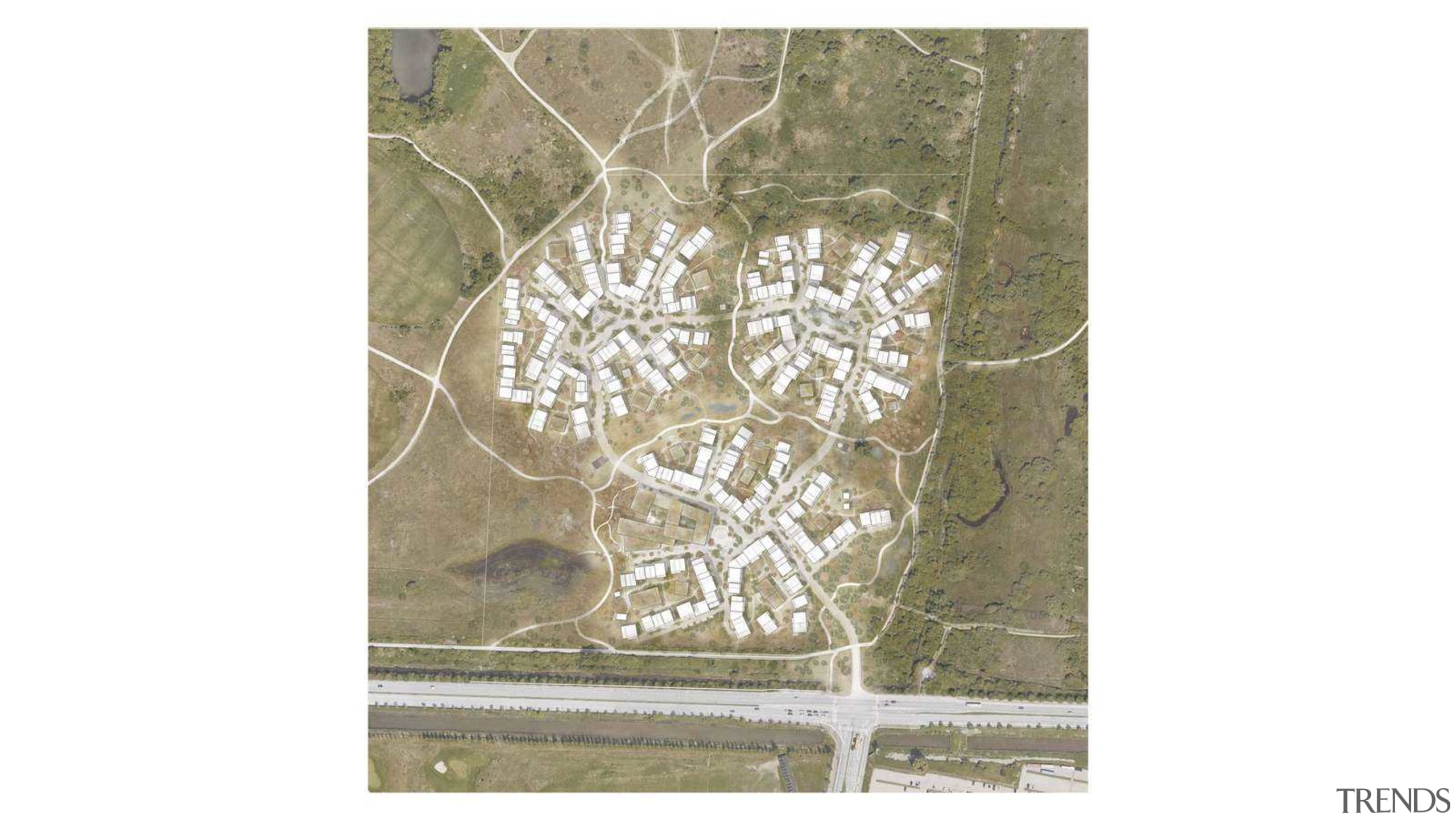 The  Fælledby neighbourhood merges traditional Danish urban and white