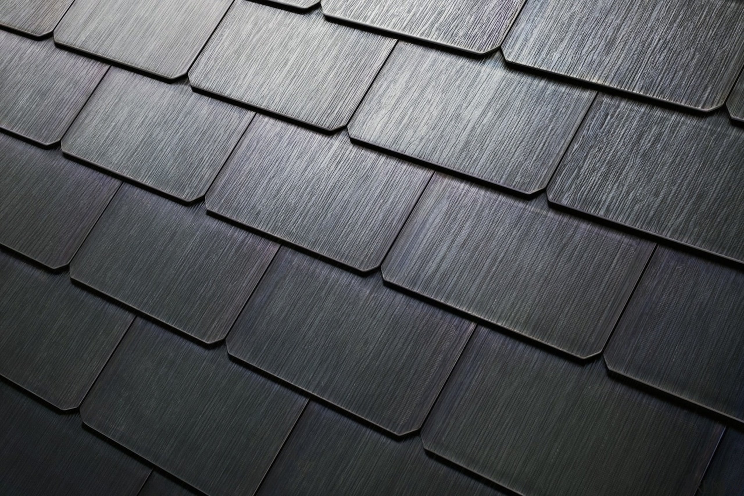 Tesla Solar Roof tiles - Tesla Solar Roof angle, black, daylighting, line, material, road surface, slate, texture, wood, black, gray