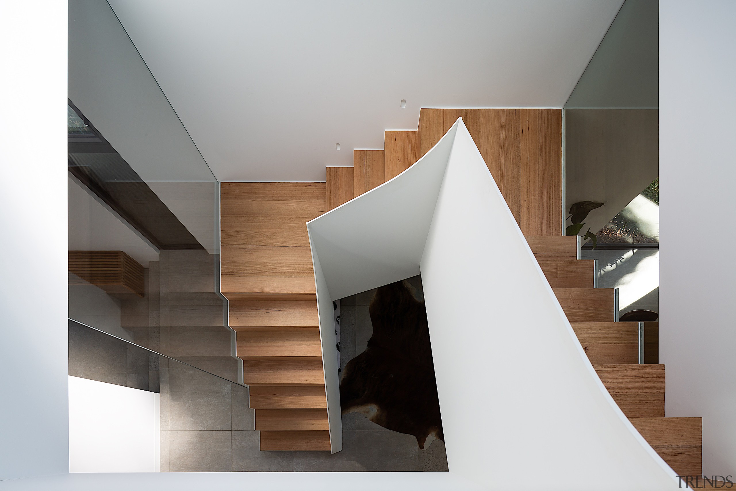 The stair is a work of art whichever 