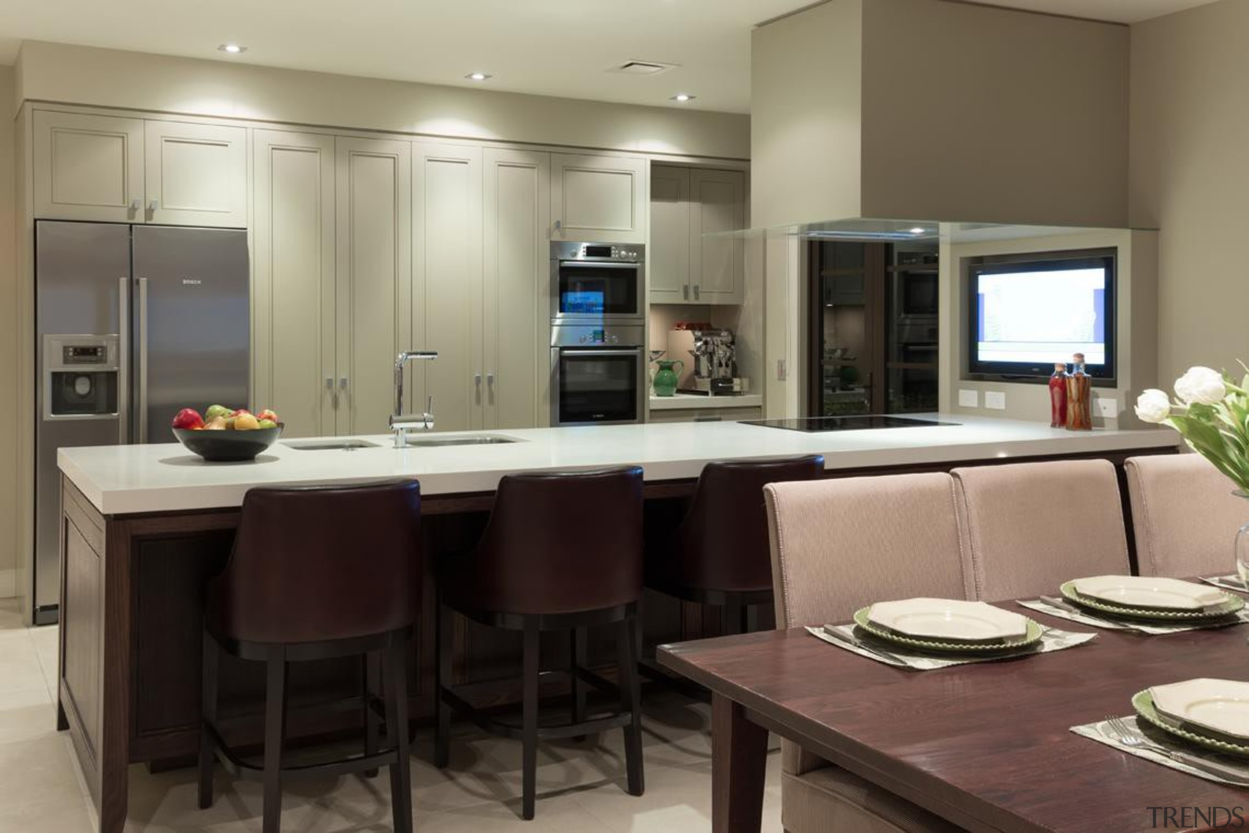 Mellons Bay 9 - countertop | interior design countertop, interior design, kitchen, room, brown, black