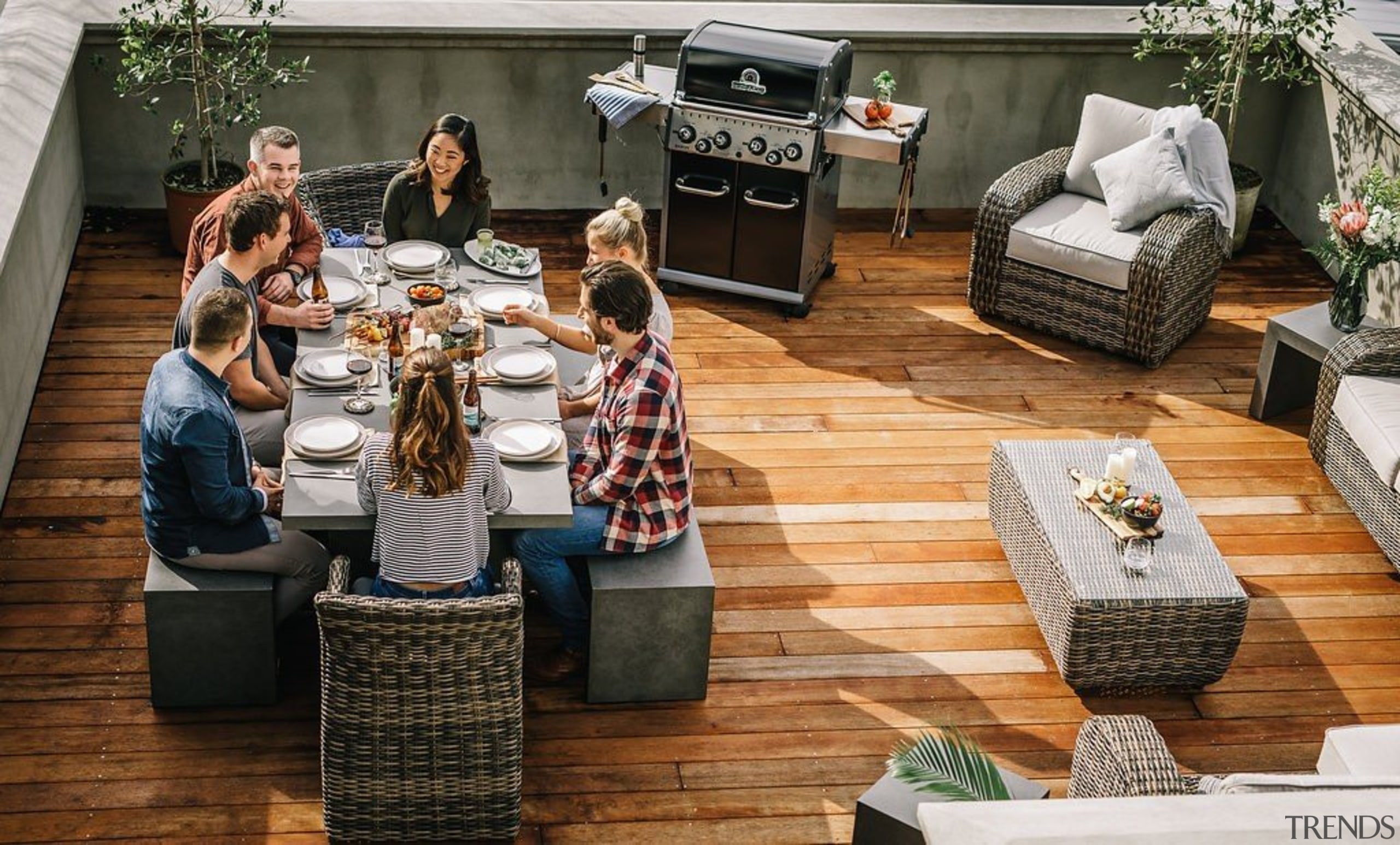 Outdoor Furniture and BBQ Packages - Outdoor Furniture flooring, furniture, table, brown