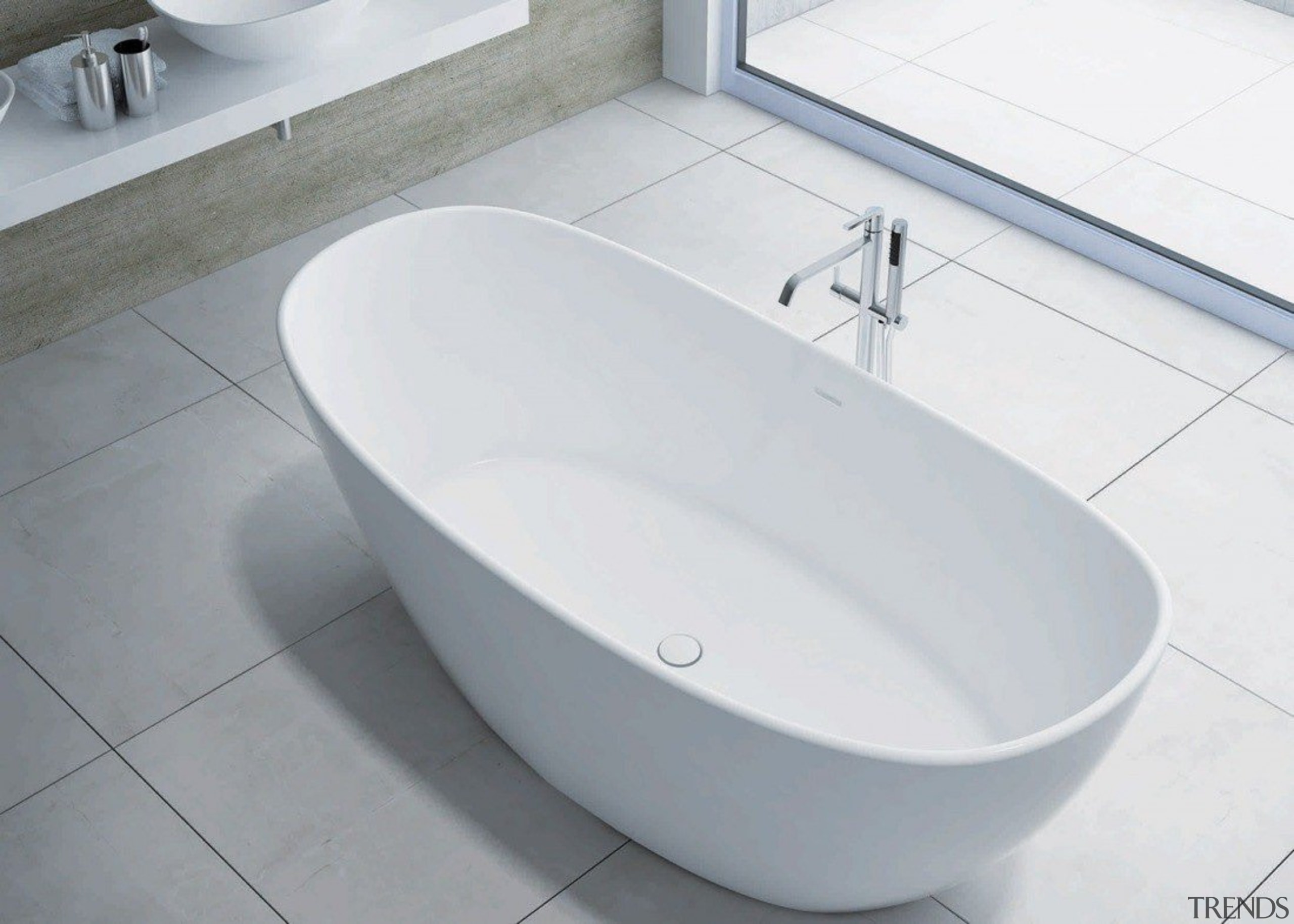 Marcella - angle | bathroom | bathroom sink angle, bathroom, bathroom sink, bathtub, ceramic, floor, plumbing fixture, product design, tap, toilet seat, white, gray