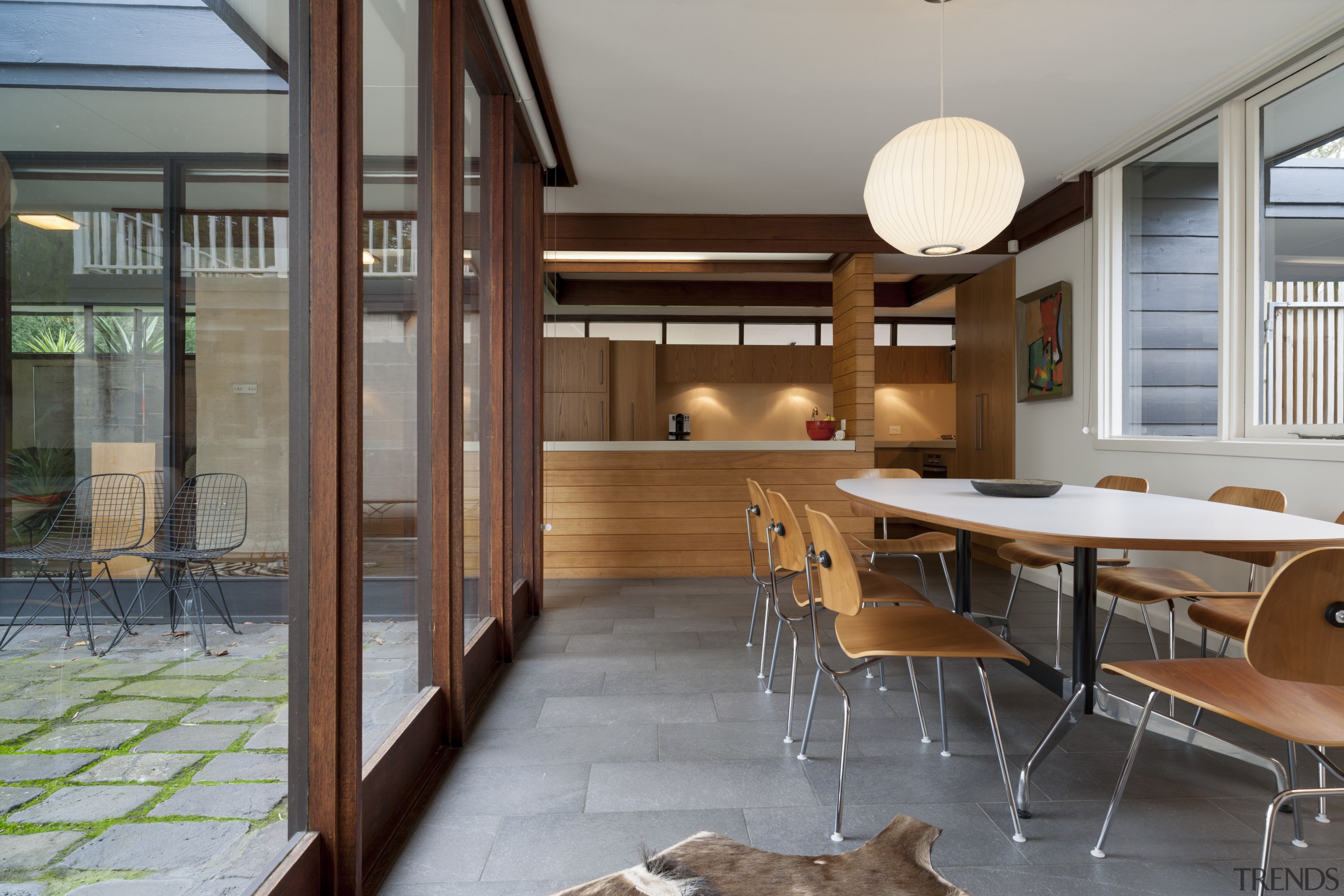 All the cabinets are American oak veneer, except architecture, house, interior design, real estate, gray