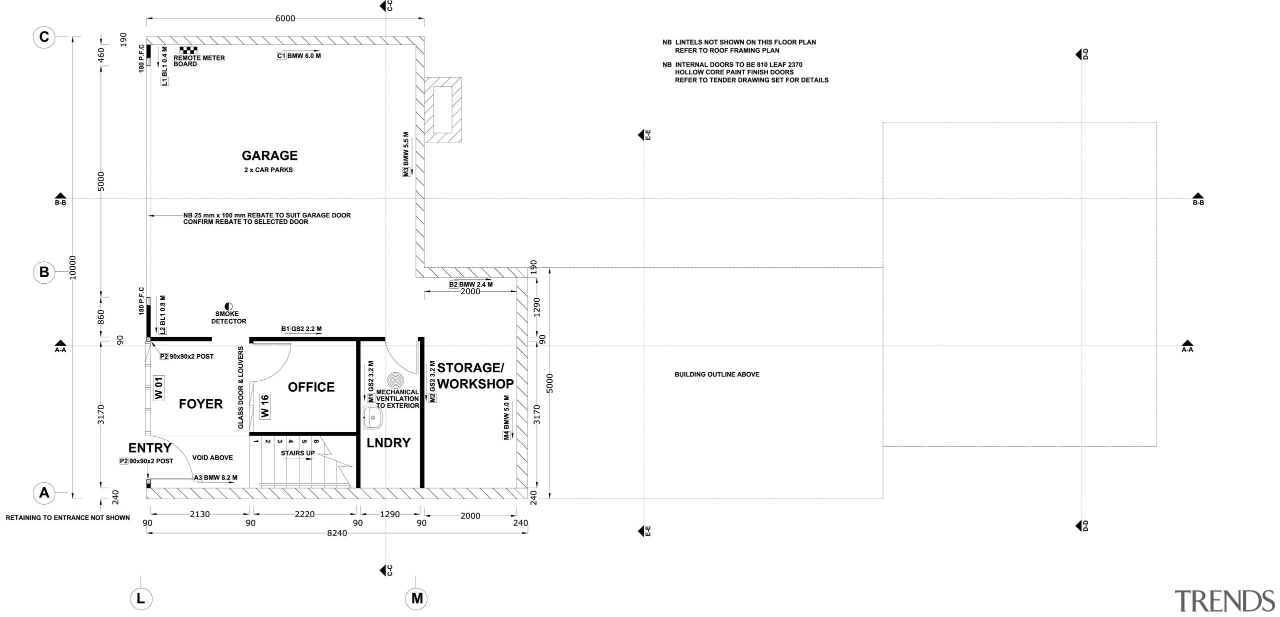 Seen here is a home designed by Chris angle, area, diagram, font, line, product design, text, white