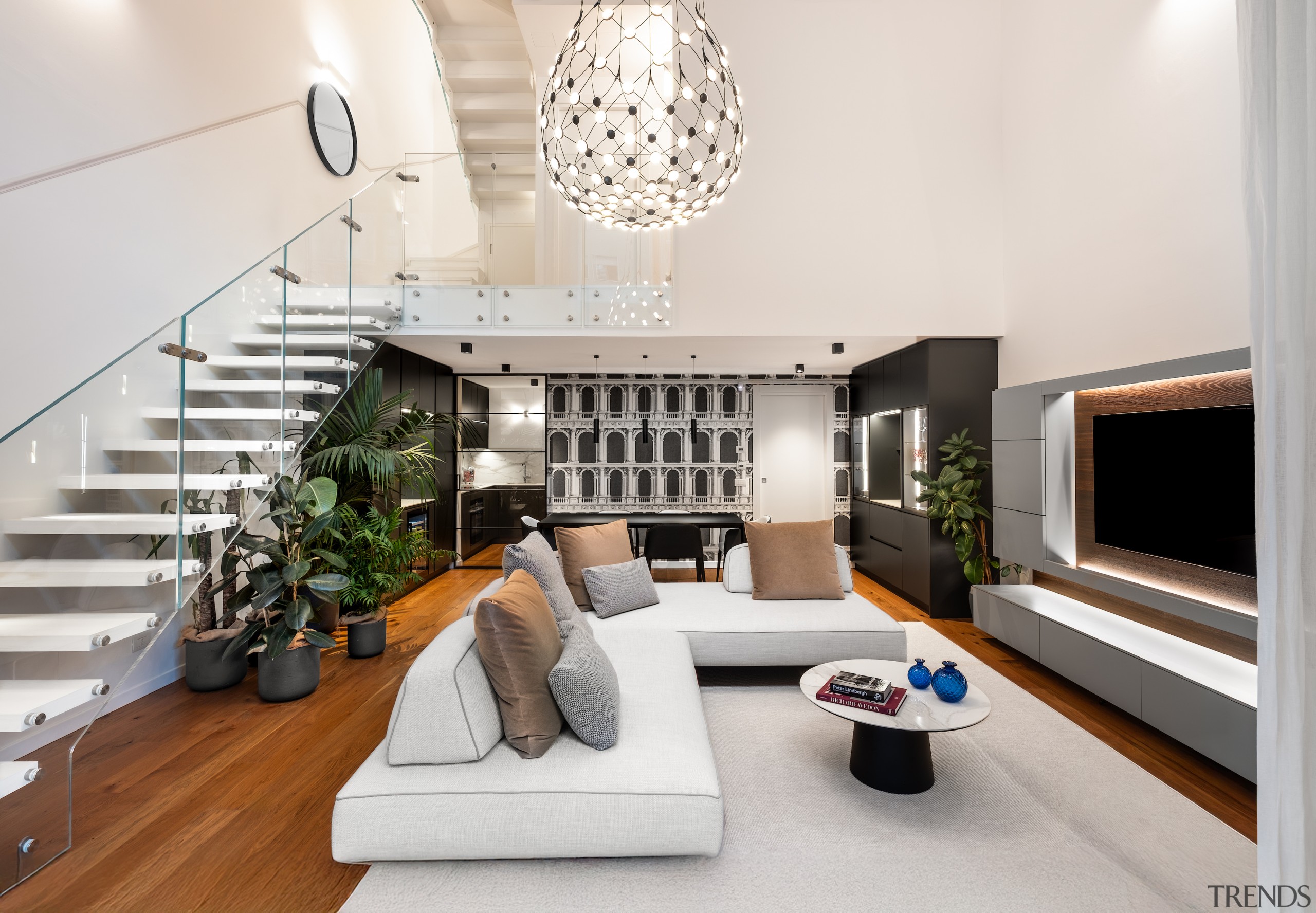 Studio Marco Piva treated the staircase as an 