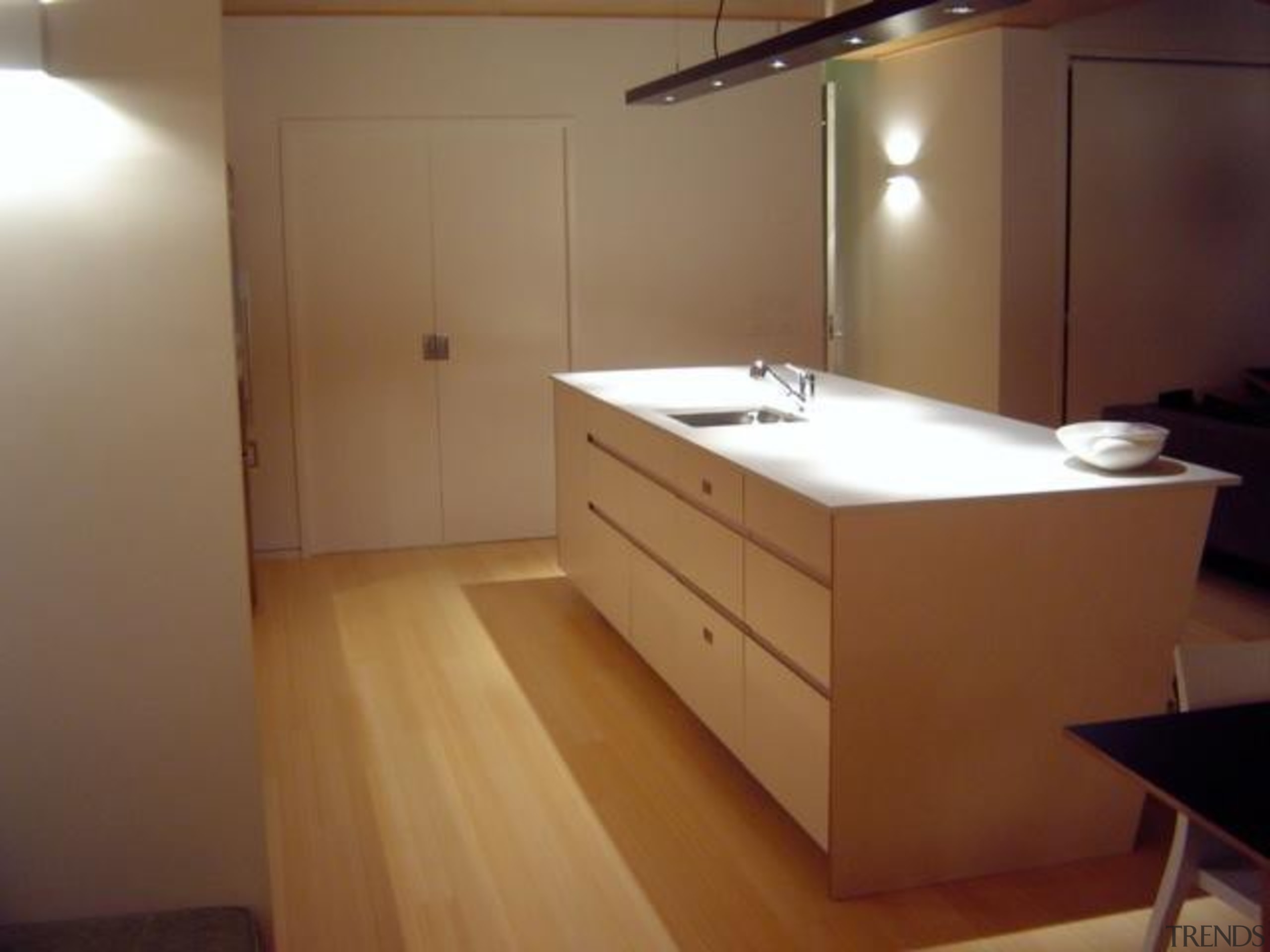 Island - Stone Italiana SGA Design - Stone cabinetry, chest of drawers, countertop, drawer, floor, flooring, furniture, hardwood, interior design, kitchen, lighting, property, room, sink, wood, brown