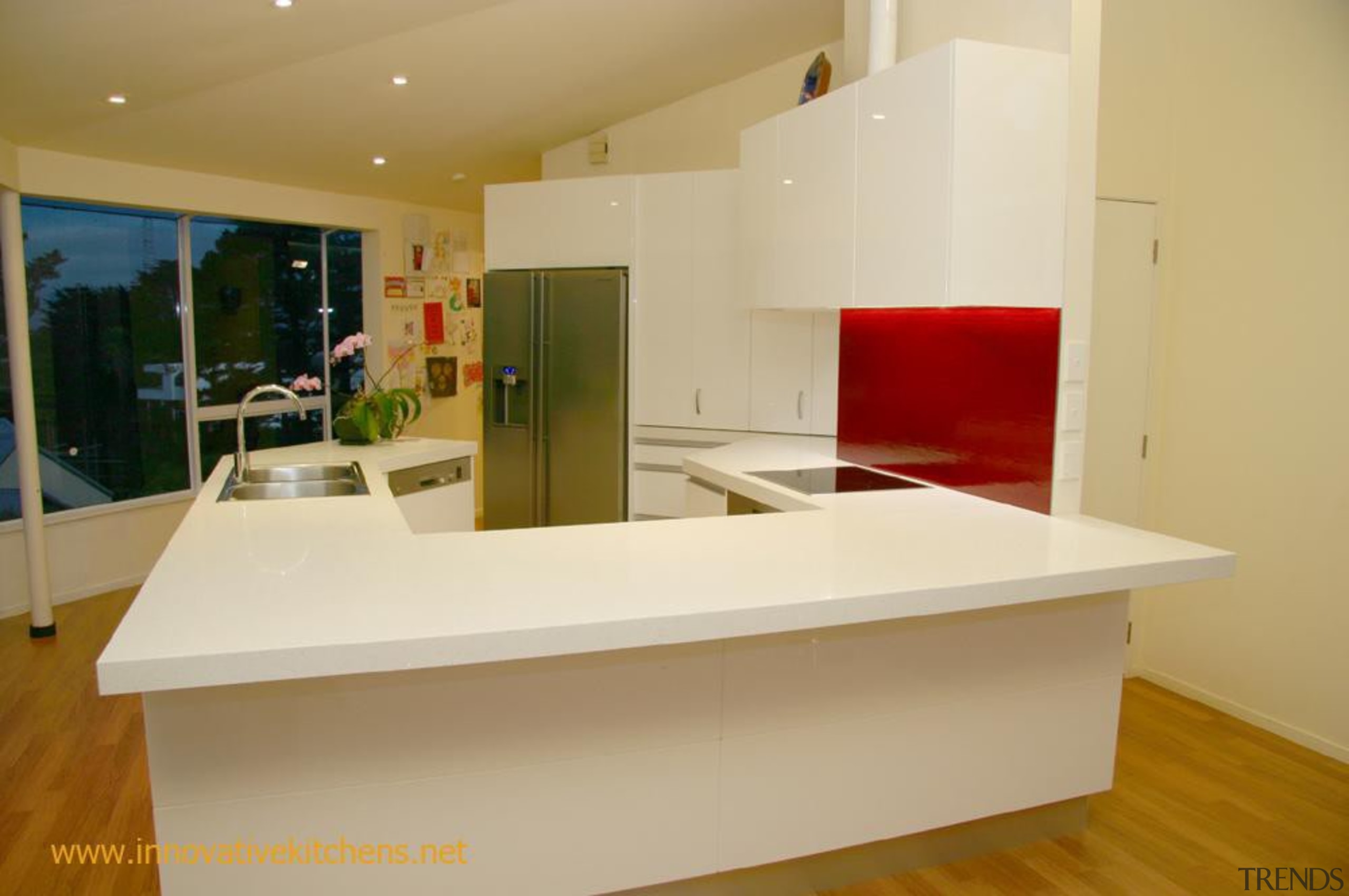 18 modern hillsborough 2012 2.jpg - 18_modern_hillsborough_2012_2.jpg - countertop, floor, furniture, interior design, kitchen, property, real estate, orange, brown