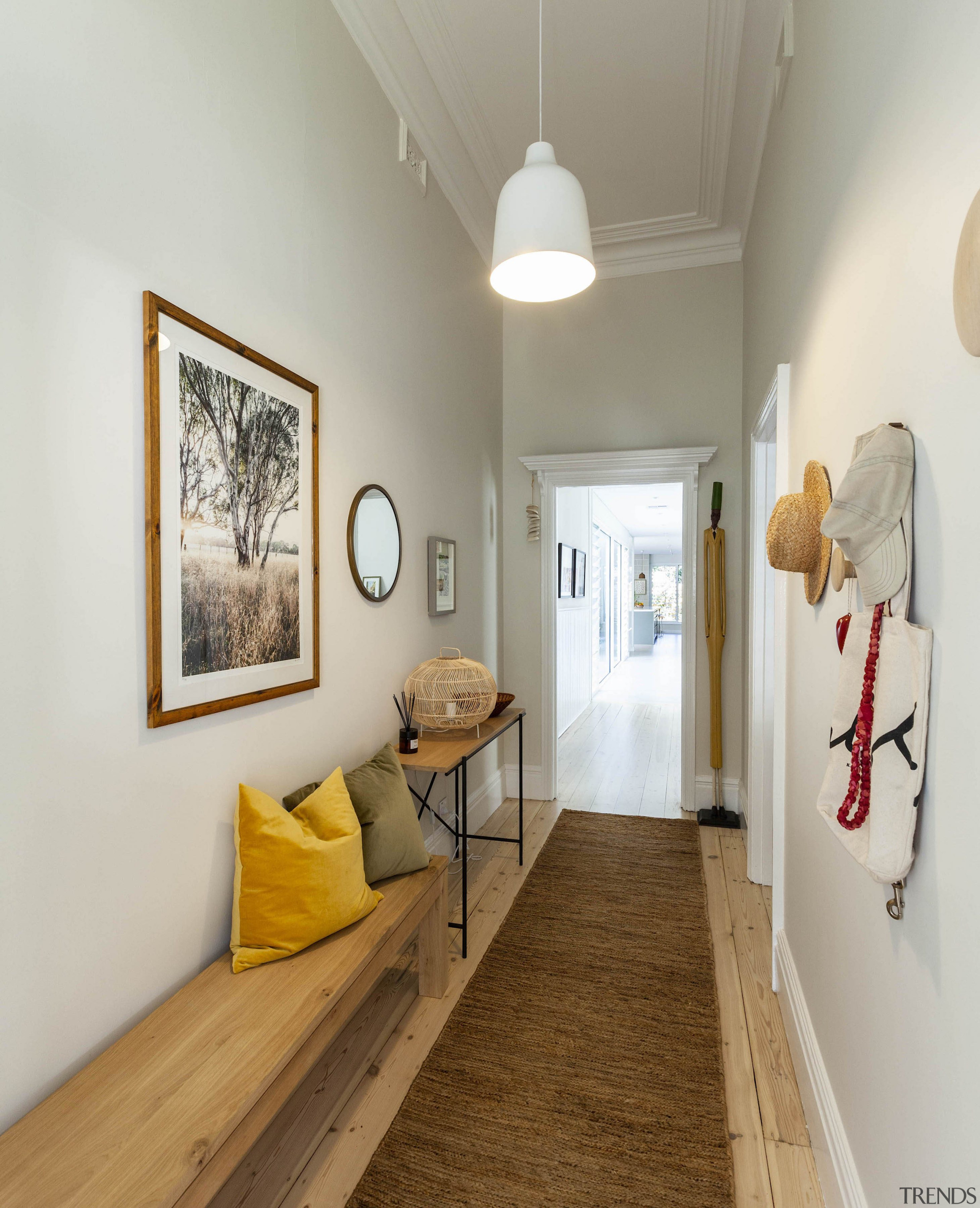 Entry hall into the heritage cottage – the 
