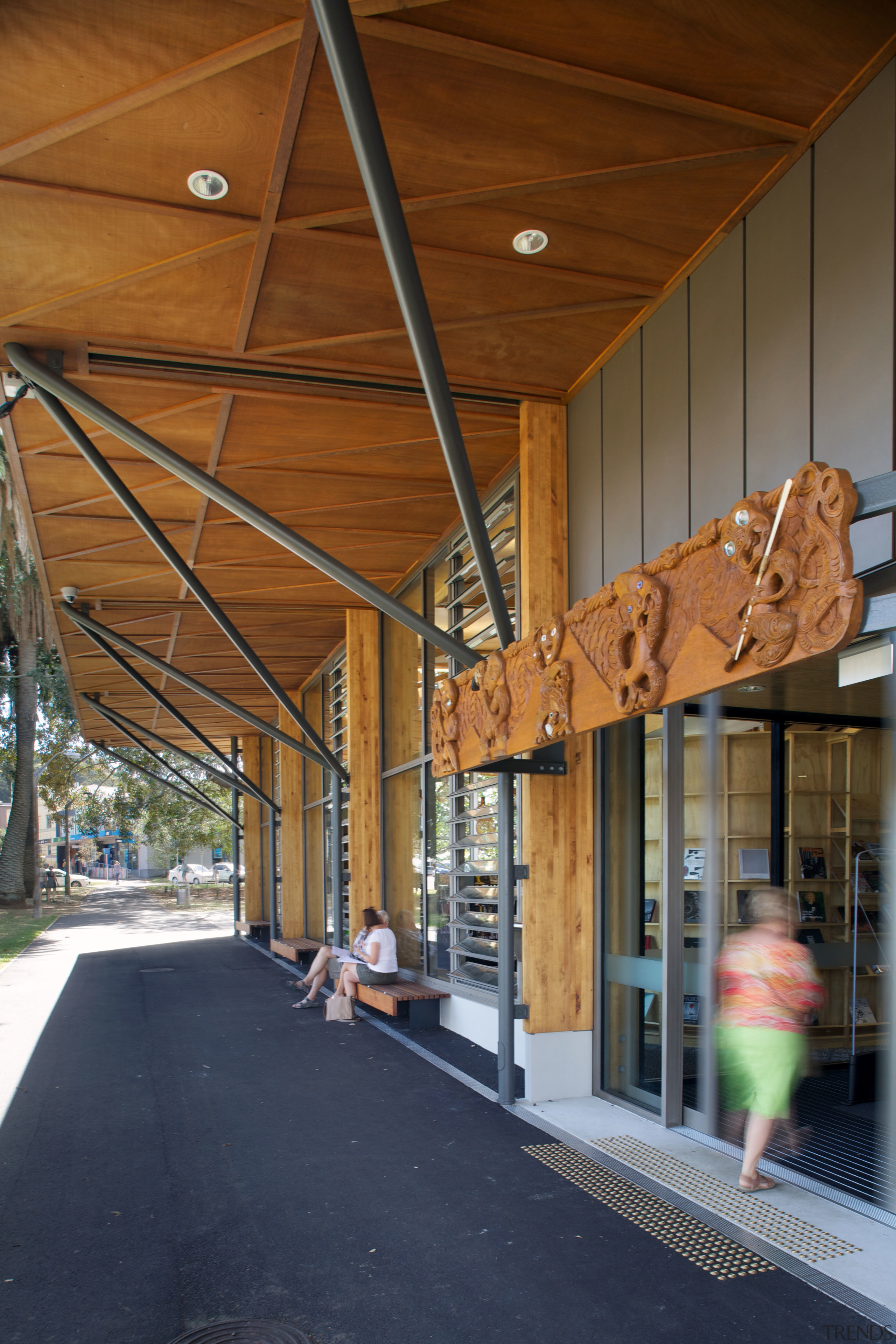 Timber, including ply panels and glue-laminated beams, features architecture, beam, ceiling, house, wood, brown