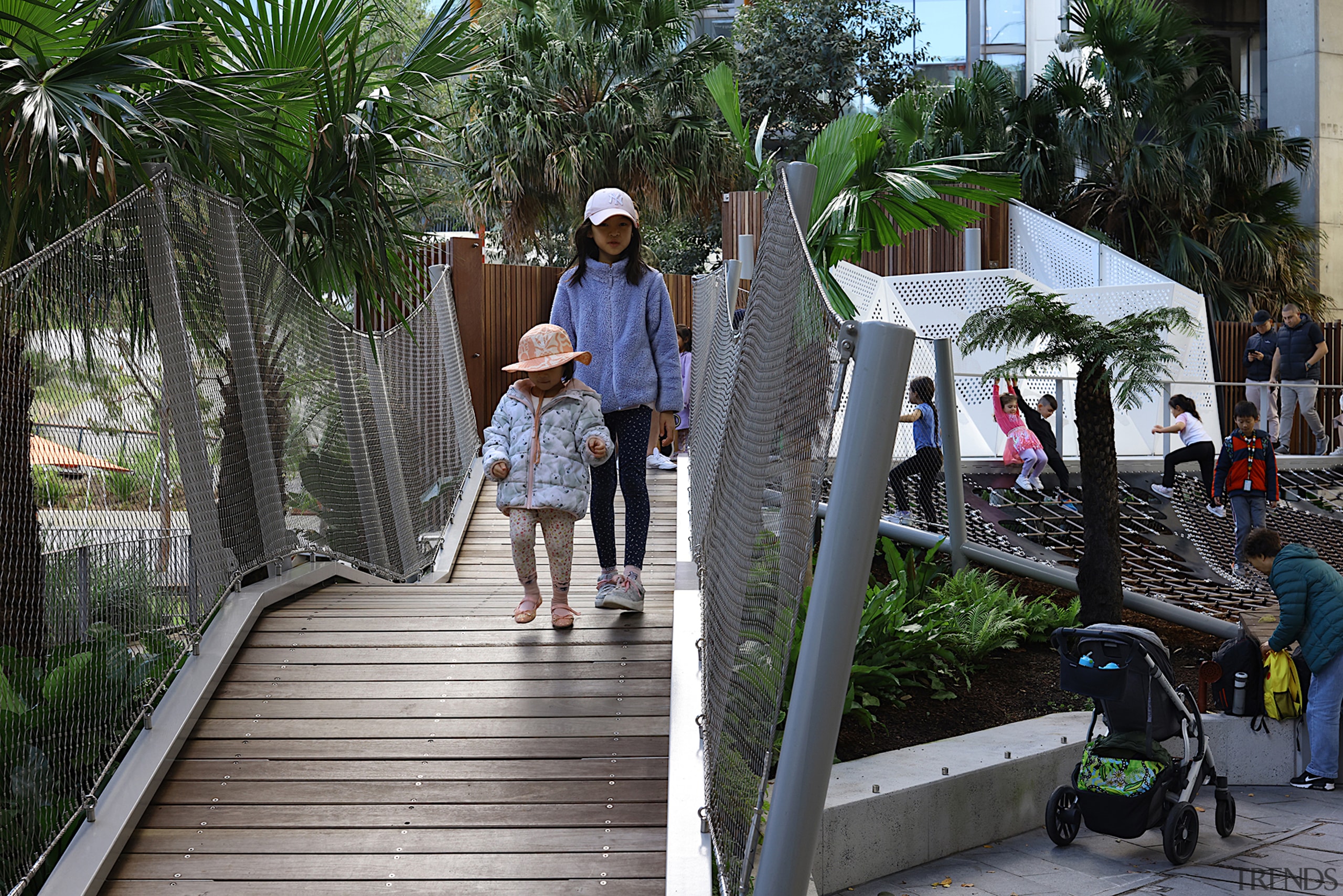 The playground forms part of a wider family 