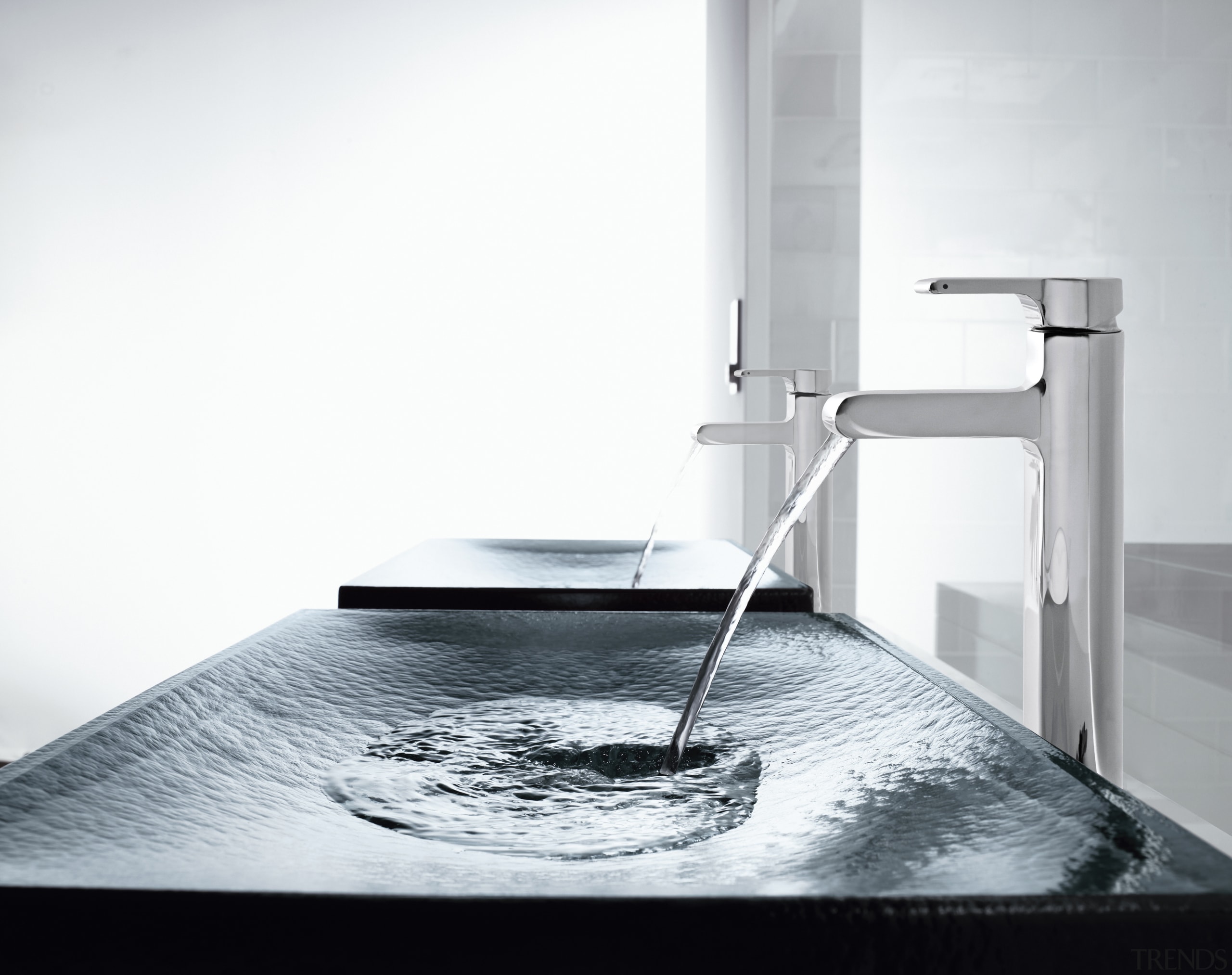 Featured brands at Mico Bathrooms include the Singulier plumbing fixture, product design, sink, tap, white