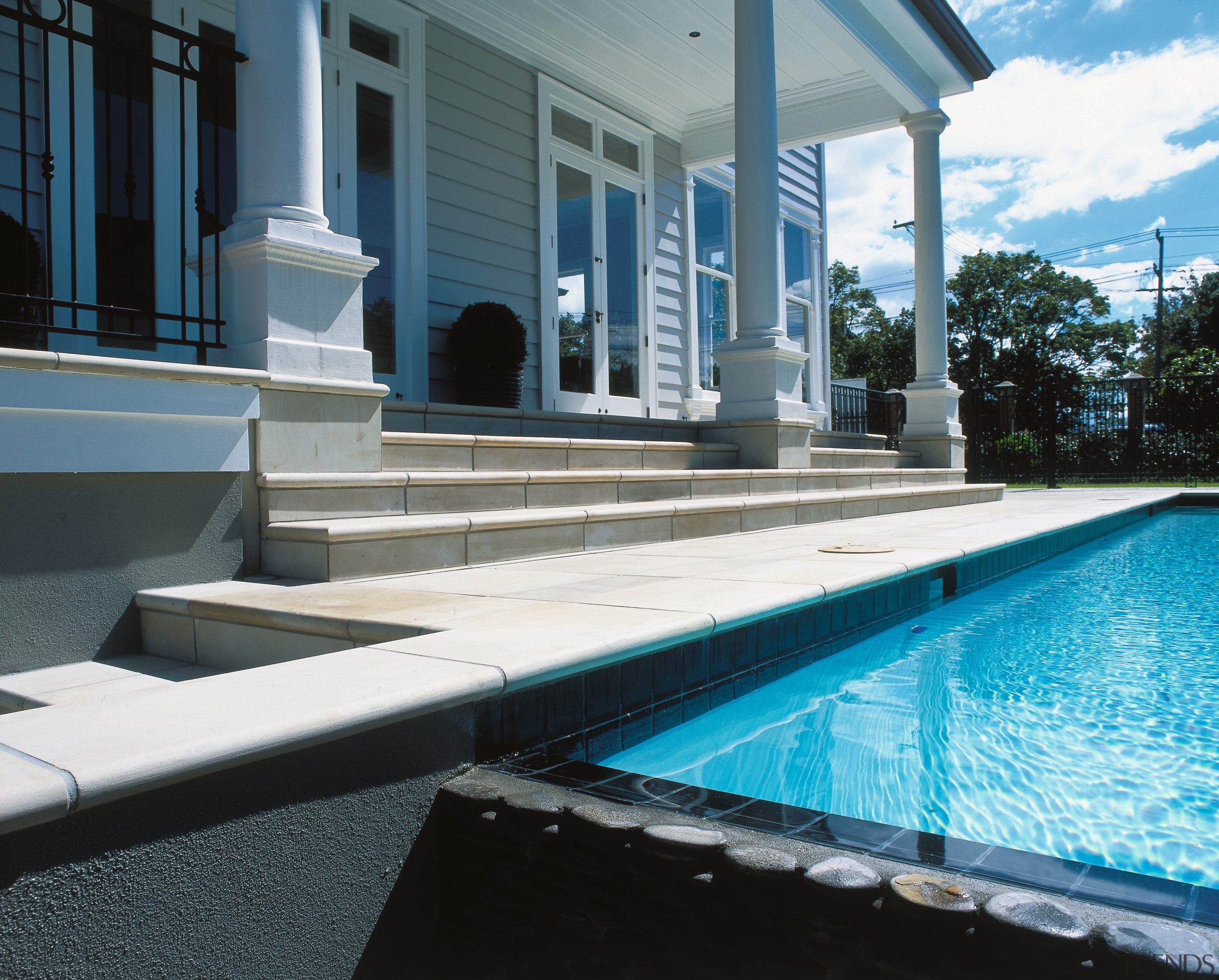 view of the pool area that apotmised the architecture, condominium, estate, property, real estate, swimming pool, water, window, black, teal